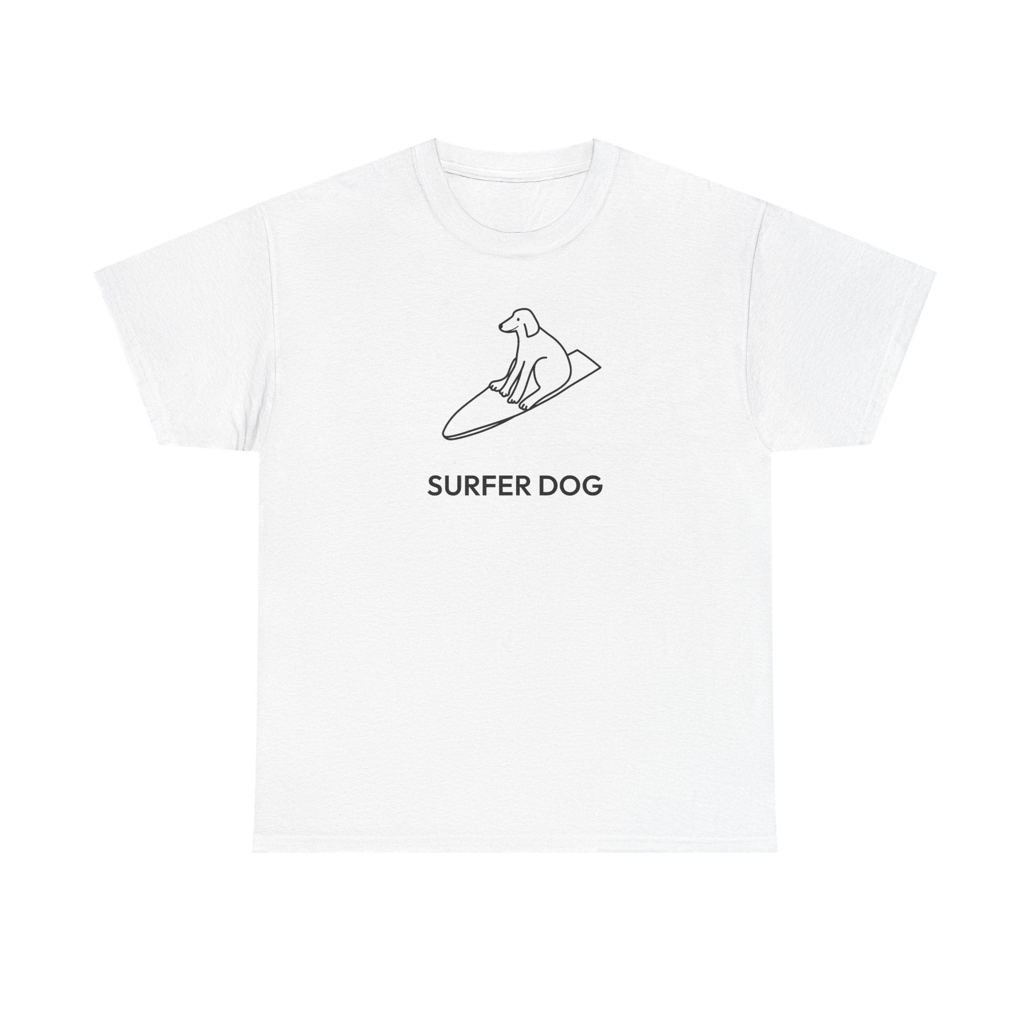 Surfer Dog | Soft Cotton Tee | Summer Collection