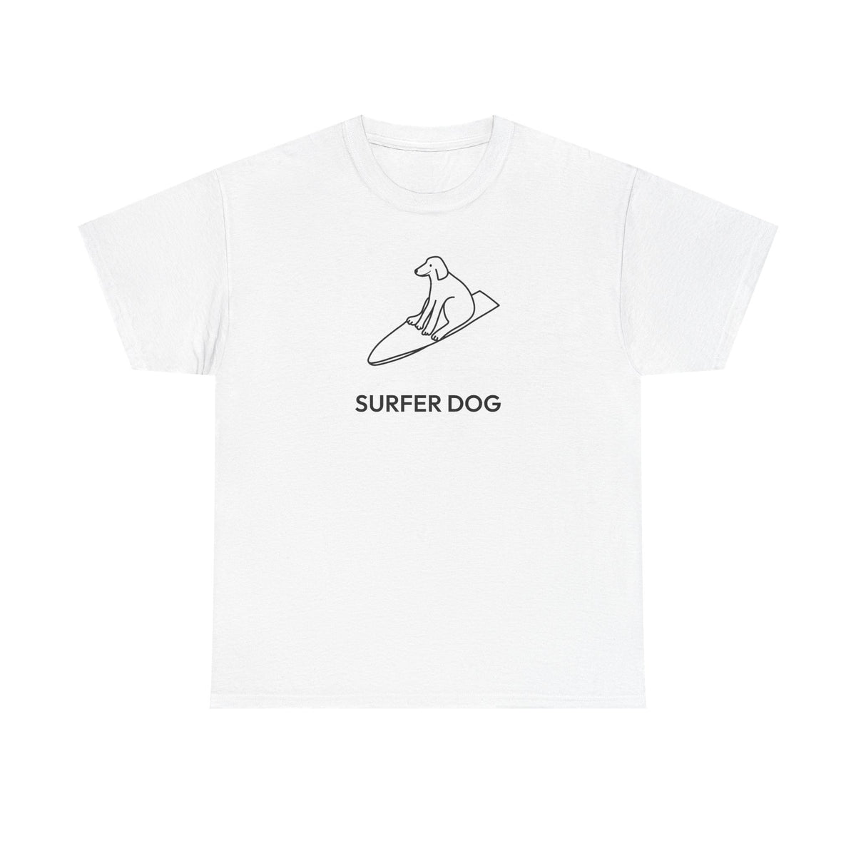Surfer Dog | Soft Cotton Tee | Summer Collection