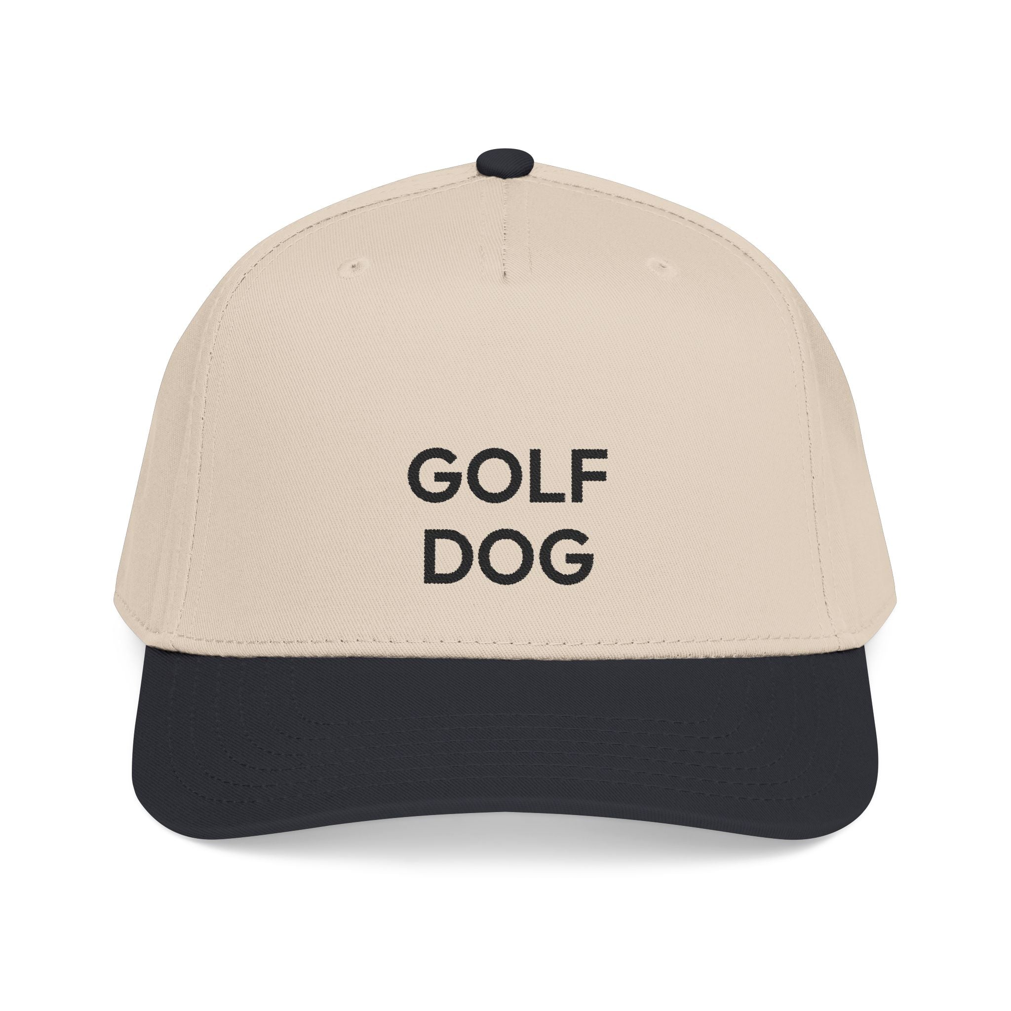 Two-toned Snapback Baseball Cap | Golf Dog | Summer Collection