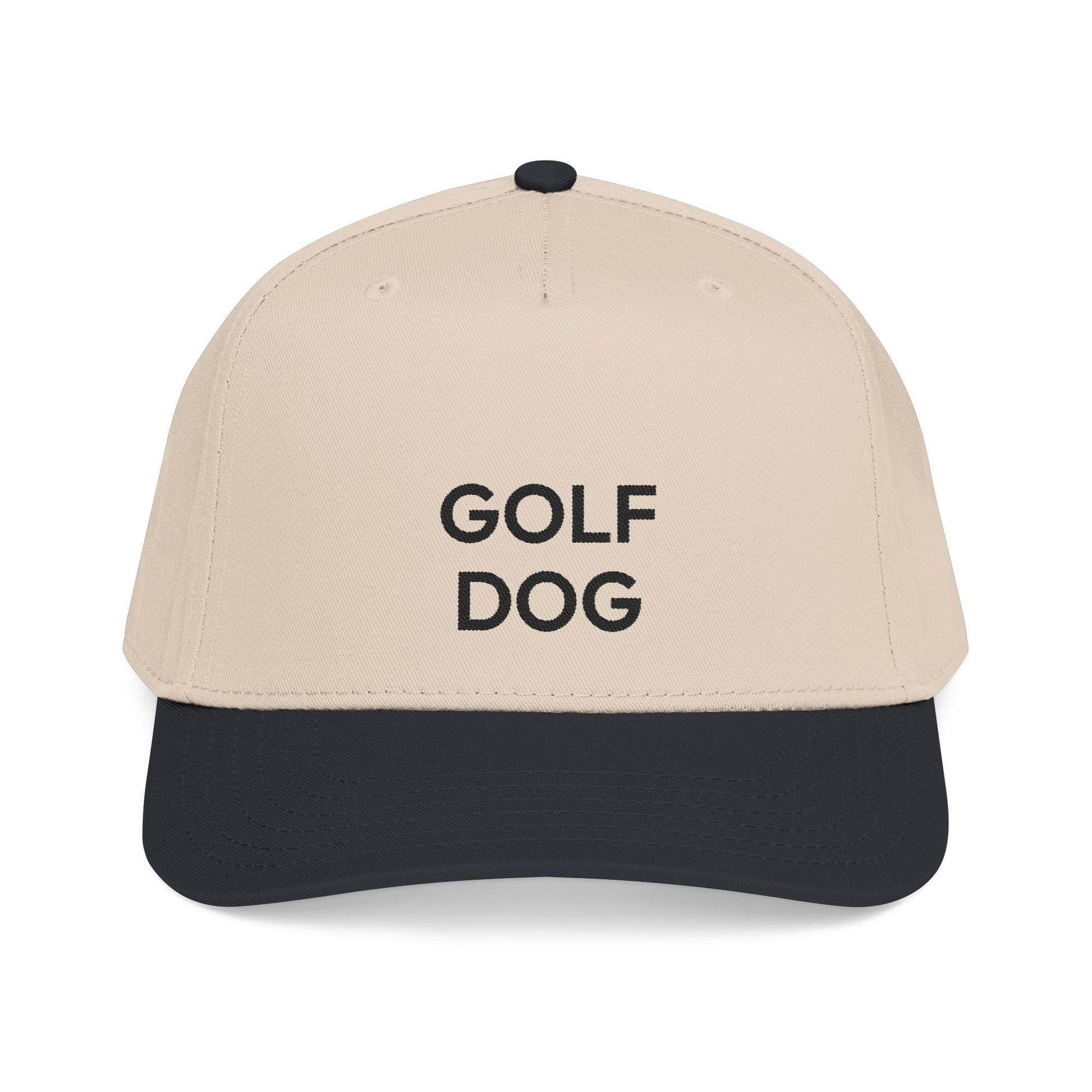 Two-toned Snapback Baseball Cap | Golf Dog | Summer Collection