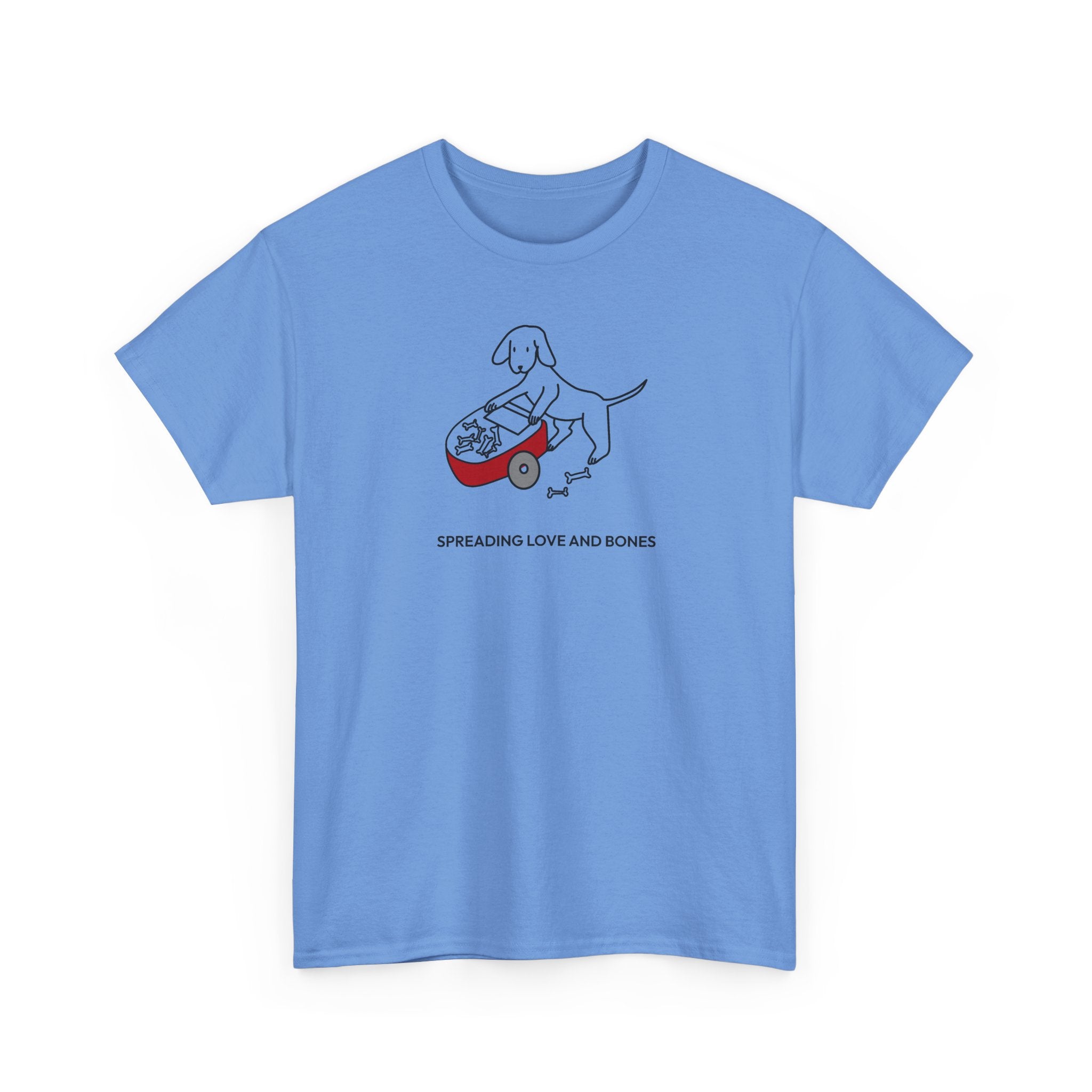 Spreading Love And Bones | Soft Cotton Tee | Color Collection