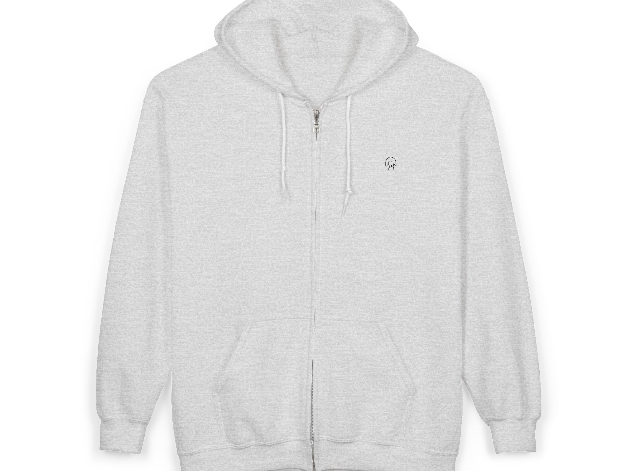 Life Is Better With A Dog -- Hiking (Back Print) | Morewoof Full Zip Hoodie for Dog Lovers | Color Collection