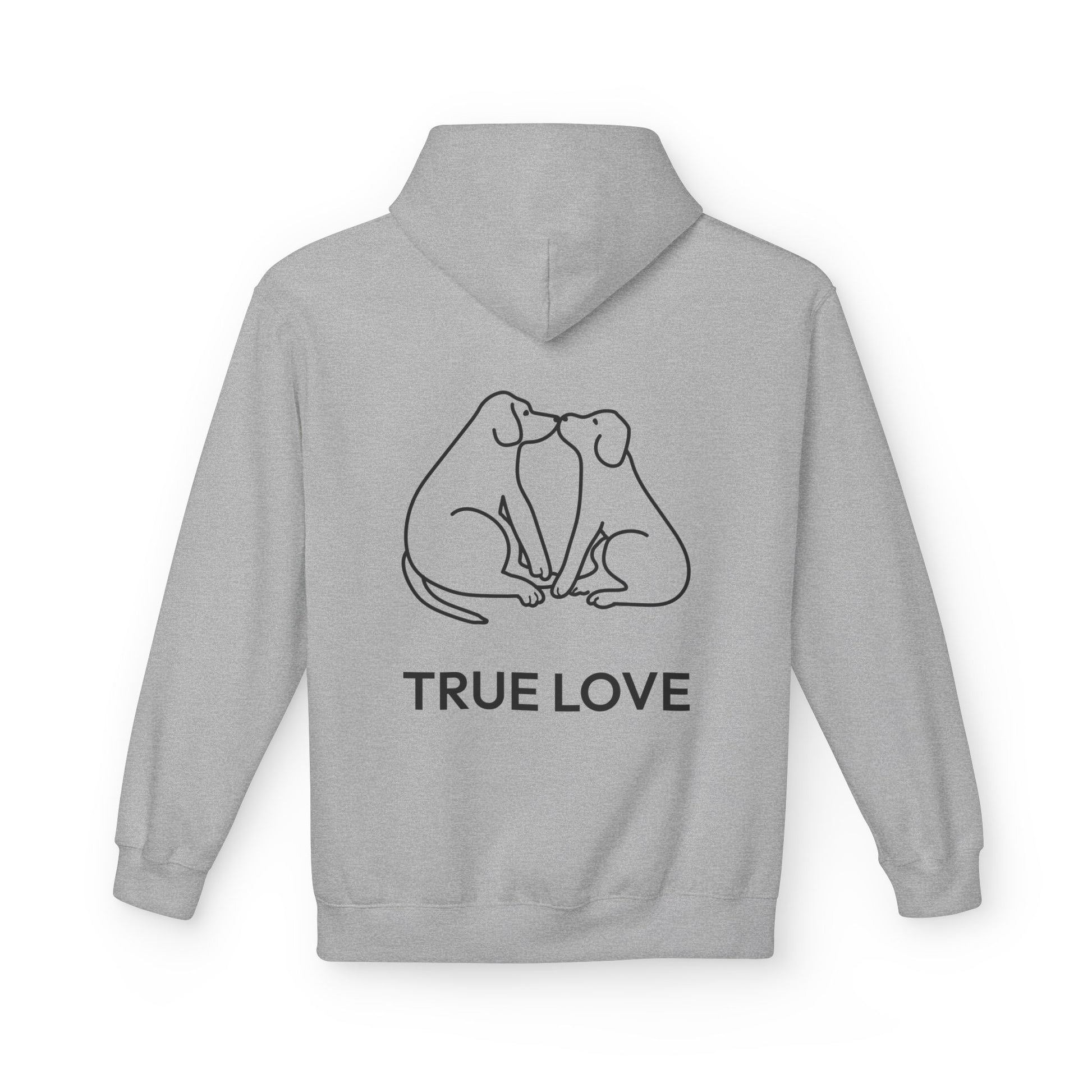 True Love — Softstyle Fleece Hoodie (Back Print)
