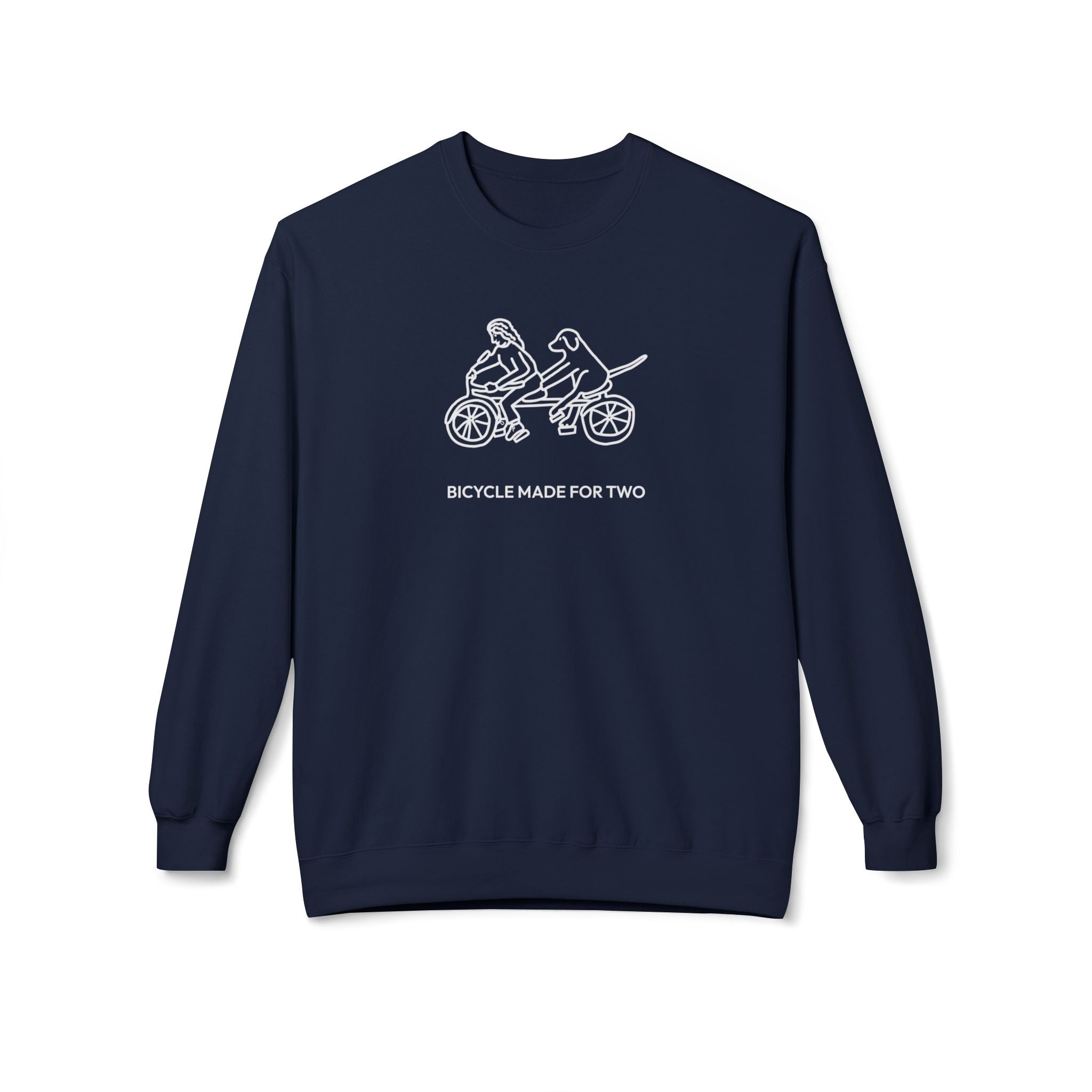 Bicycle Made For Two | Soft Fleece Sweatshirt | Spring Collection