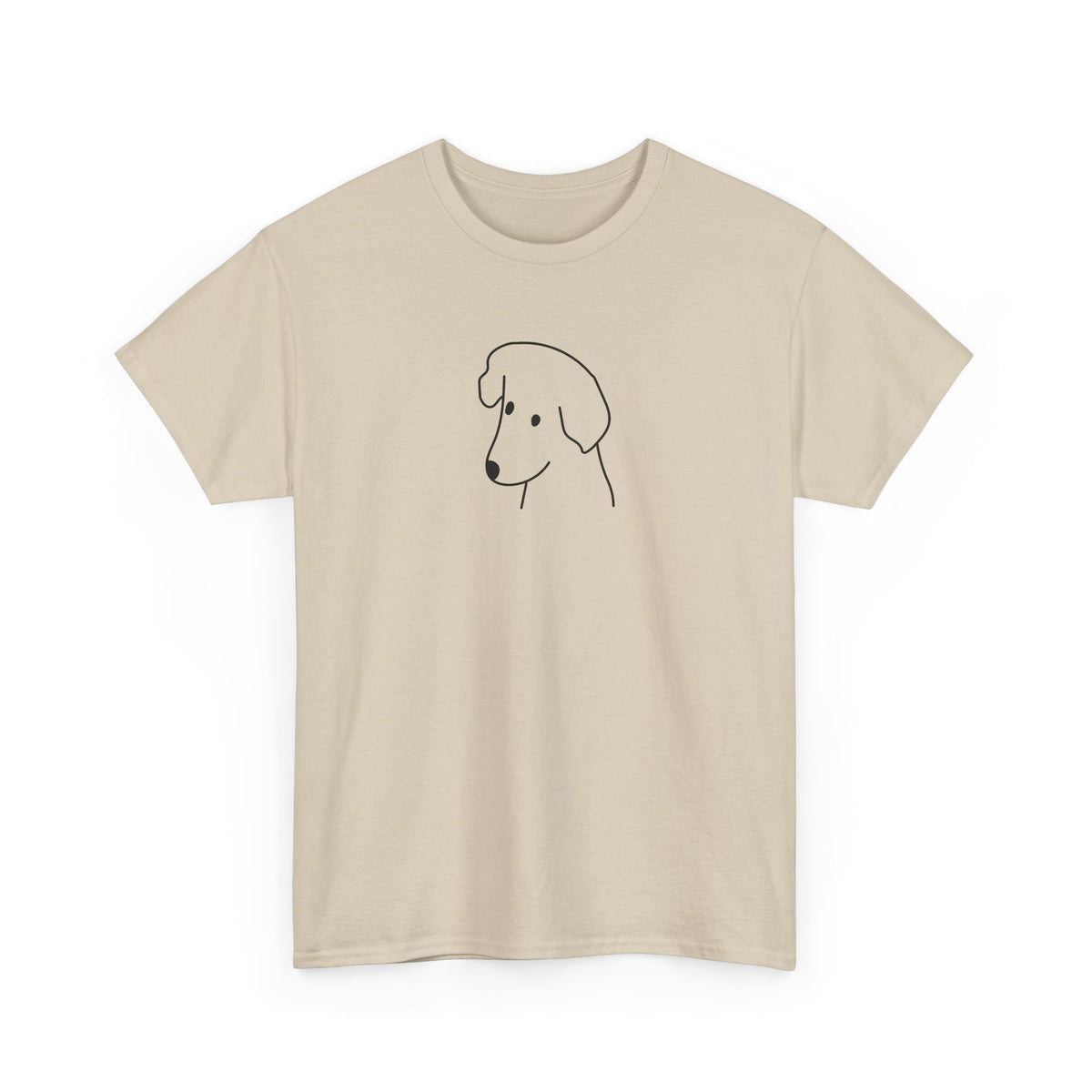 "Happy Dog" | Soft Cotton Tee | Face Time Collection