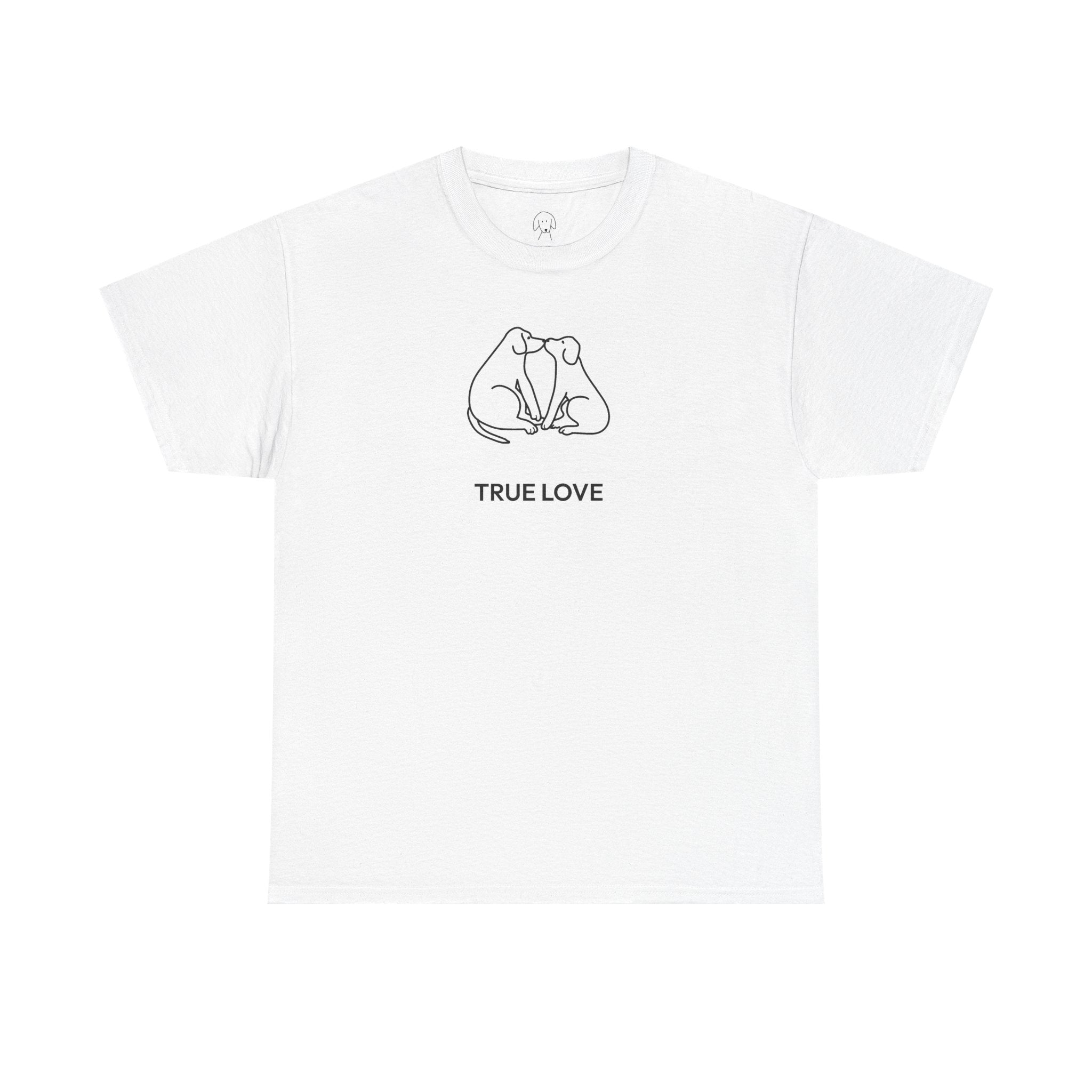 Cat Kisses T-Shirt — Minimal Line Art Cats Graphic Tee