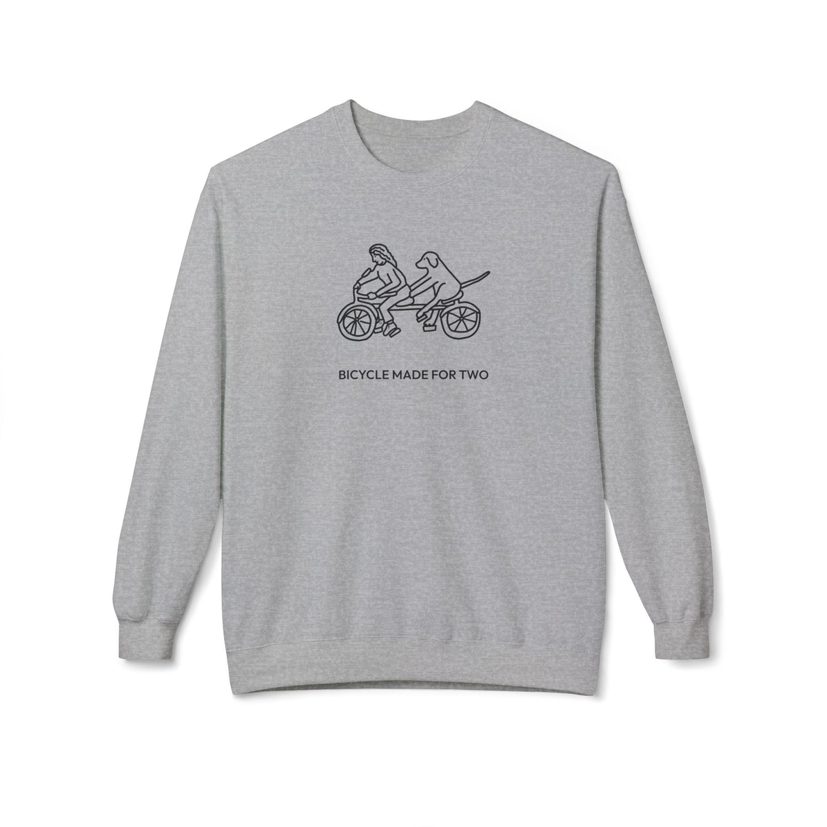 Bicycle Made For Two | Soft Fleece Sweatshirt | Spring Collection