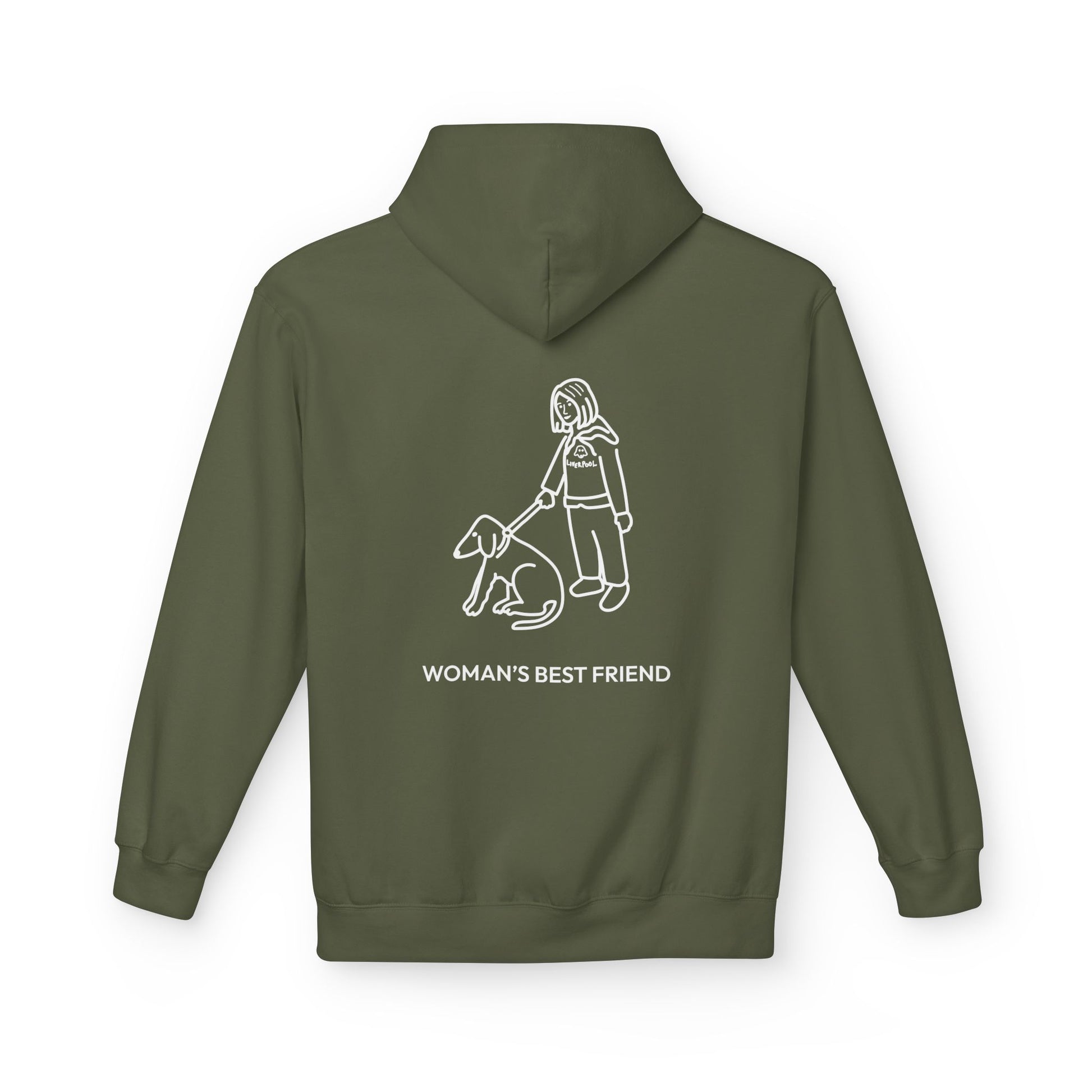 Woman's Best Friend (Back Print) | Softstyle Fleece Hoodie