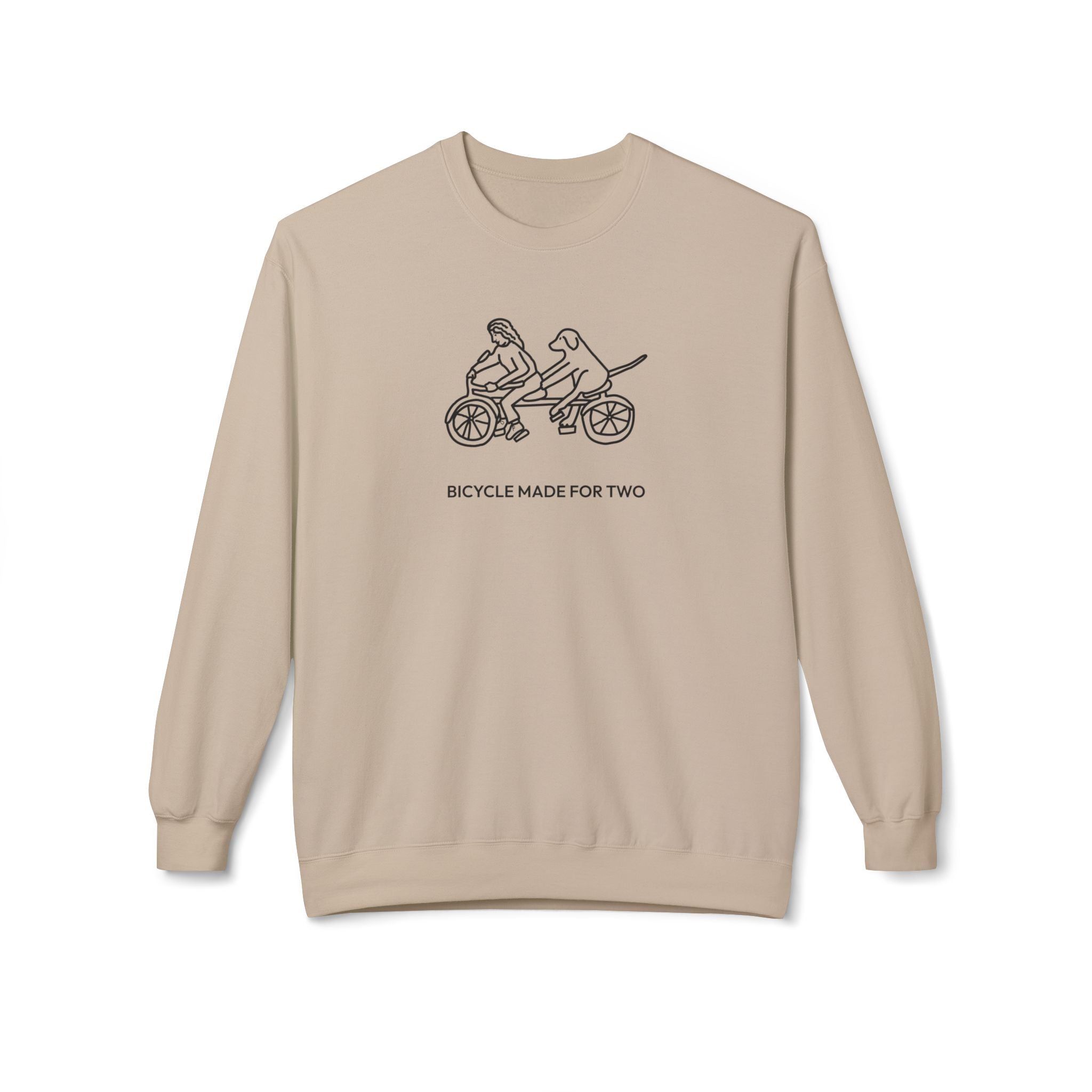 Bicycle Made For Two | Soft Fleece Sweatshirt | Spring Collection