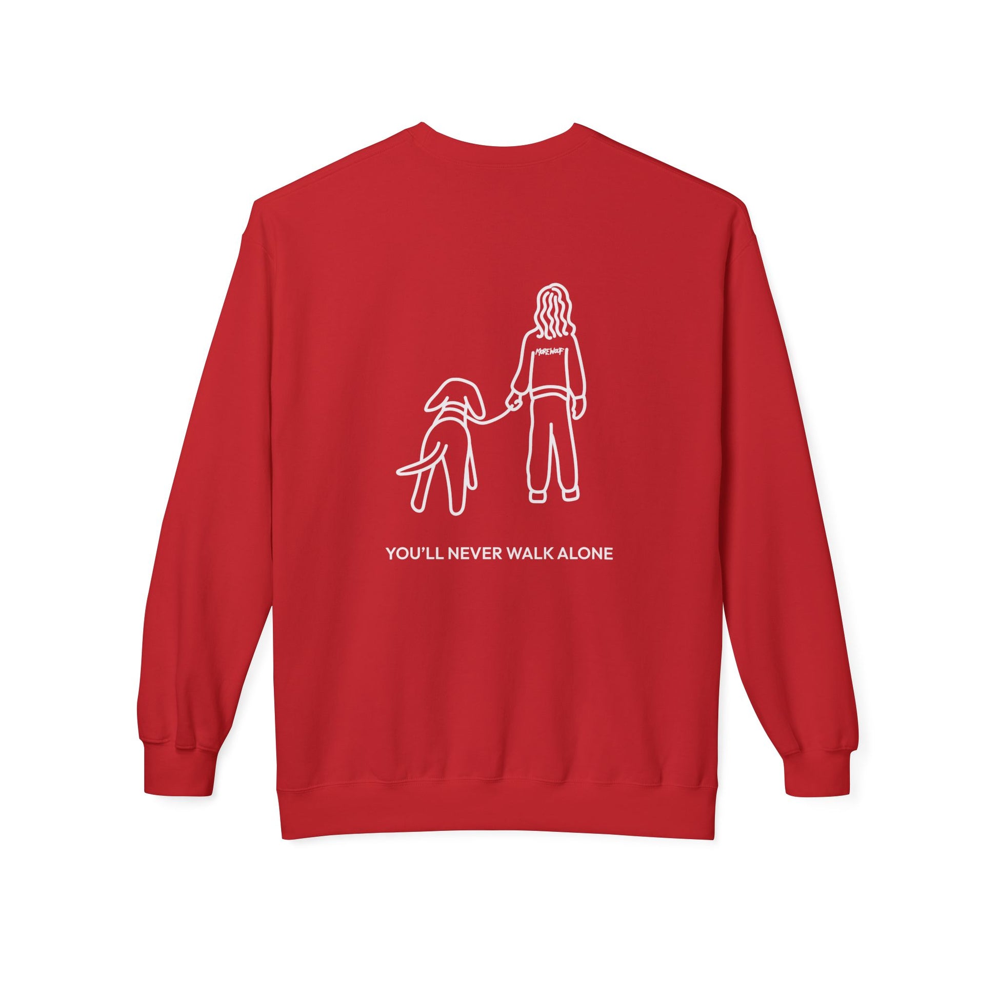 You'll Never Walk Alone (Back Print) | Softstyle Fleece Sweatshirt