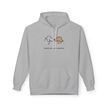 Dogs Don't Discriminate | Softstyle Fleece Hoodie | Color Collection