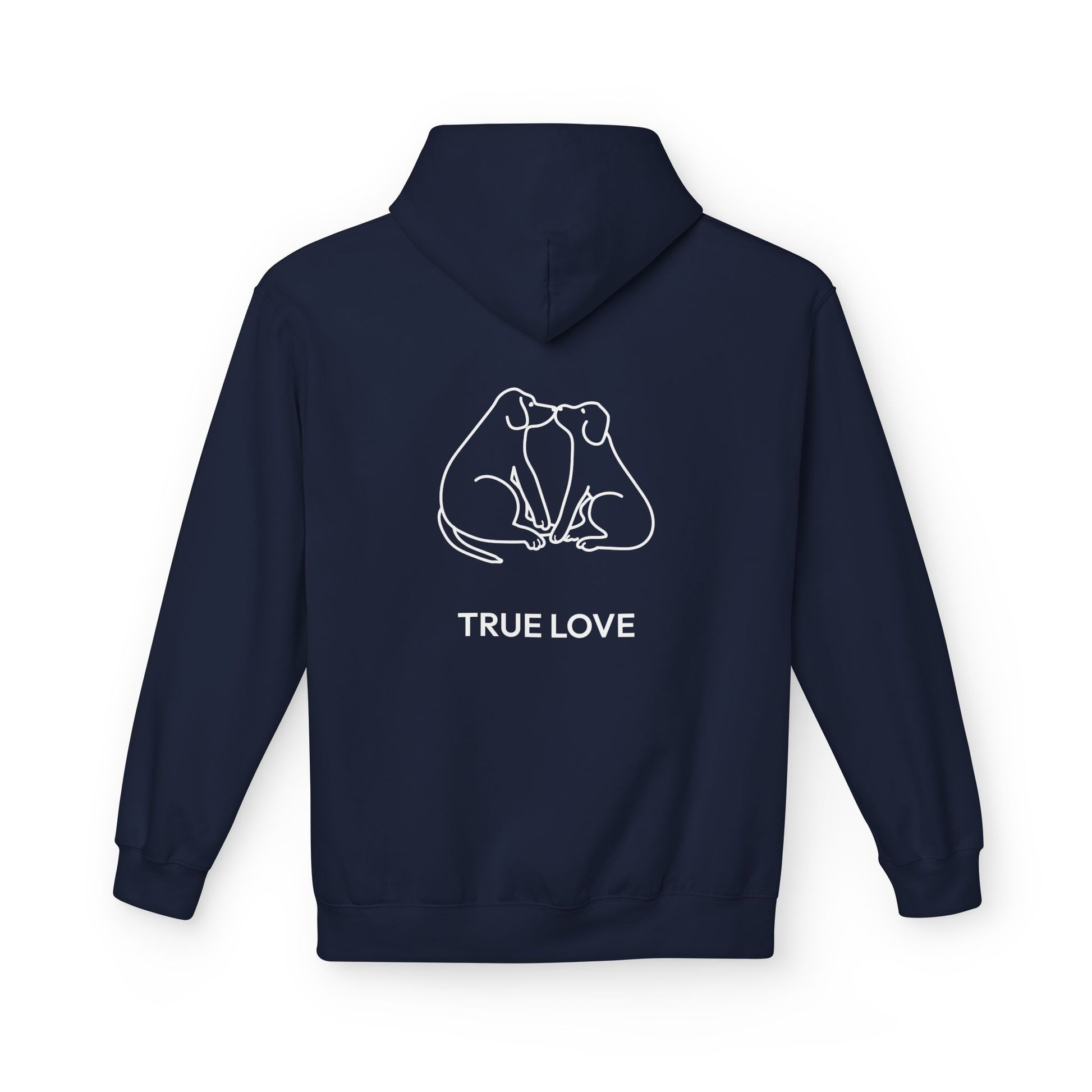 True Love — Softstyle Fleece Hoodie (Back Print)