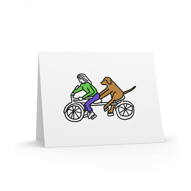 Greeting Cards (8 Pack) | Bicycle Made For Two