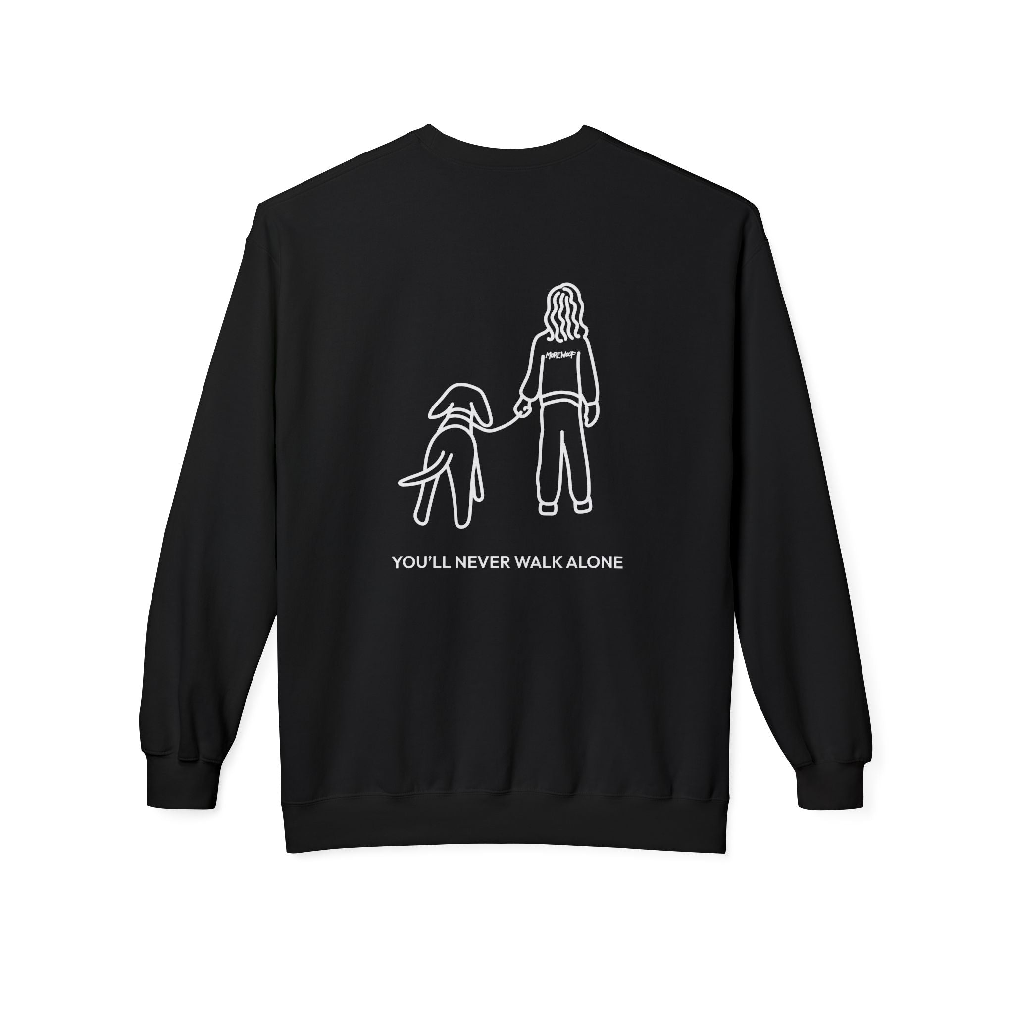You'll Never Walk Alone (Back Print) | Softstyle Fleece Sweatshirt