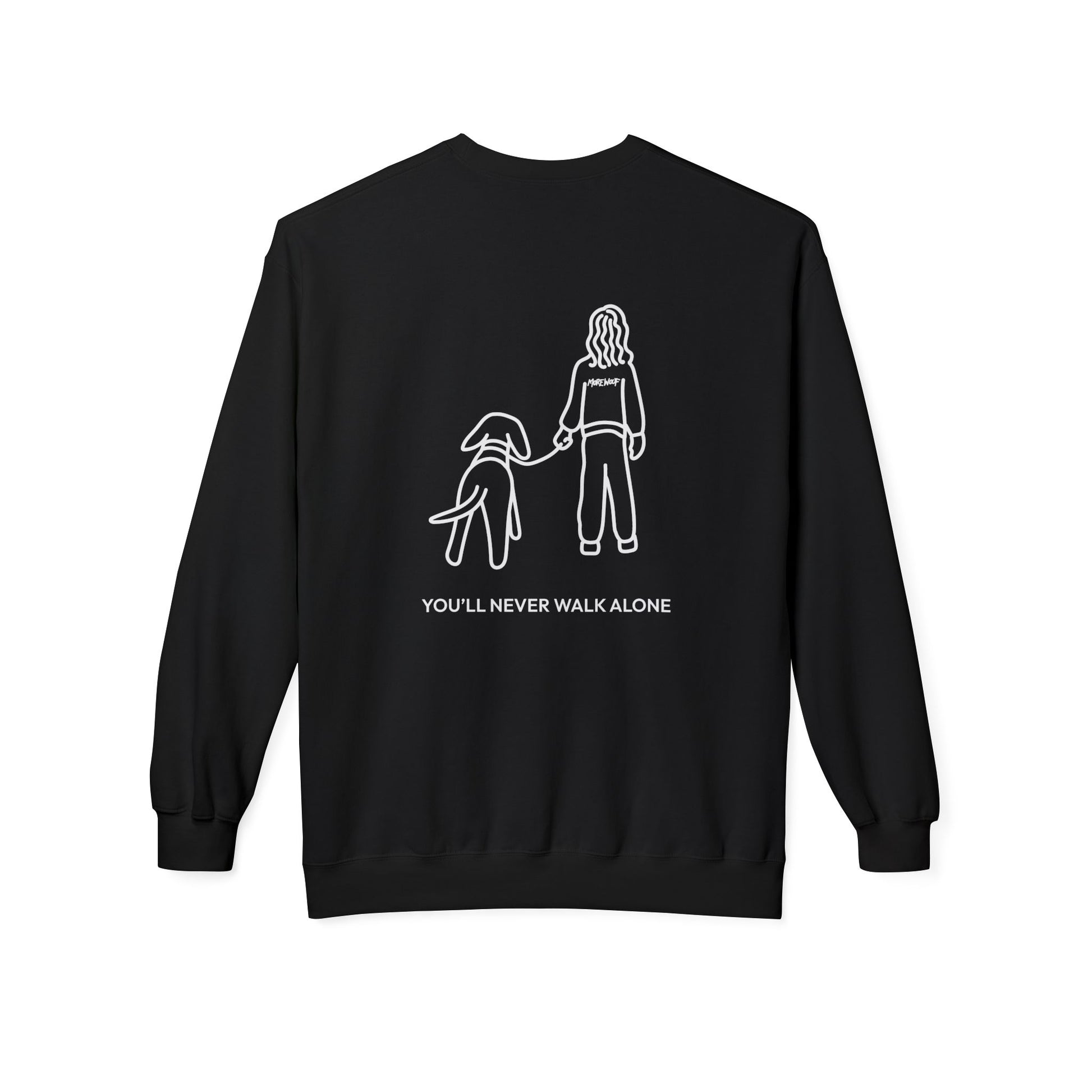 You'll Never Walk Alone (Back Print) | Softstyle Fleece Sweatshirt