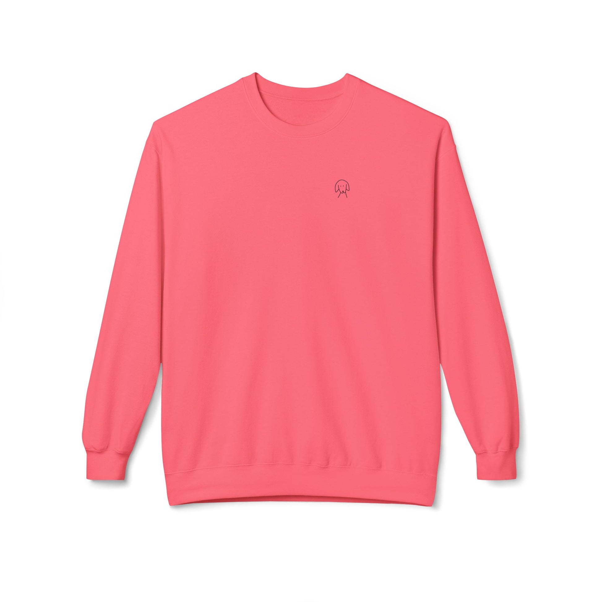 Life Is Better With A Dog -- Hiking (Back Print) | Morewoof Softstyle Fleece Sweatshirt | Color Collection