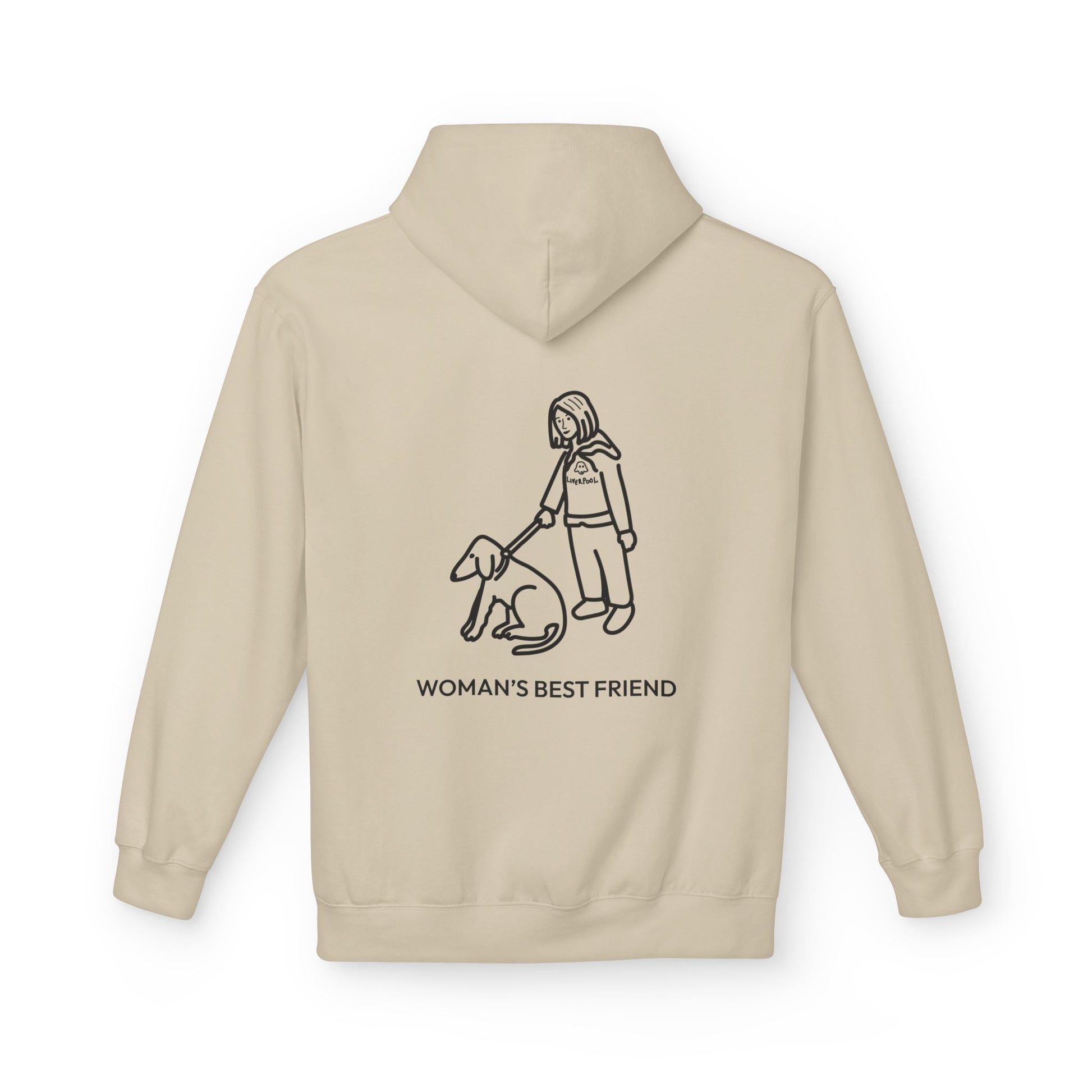 Woman's Best Friend (Back Print) | Softstyle Fleece Hoodie