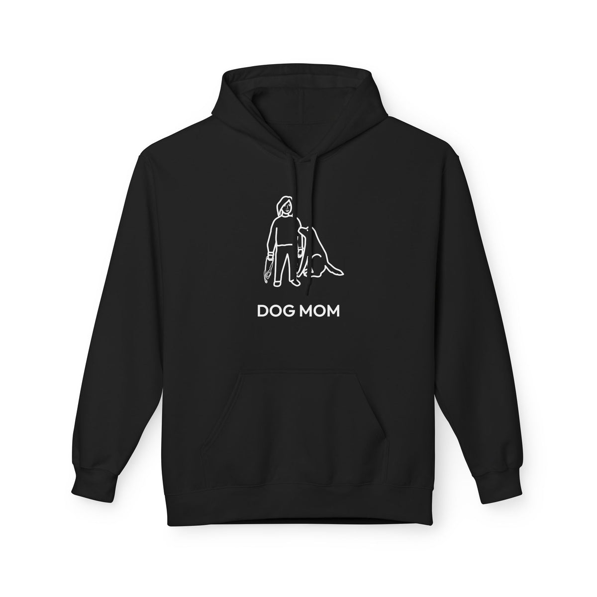 Dog Mom | Soft Fleece Hoodie