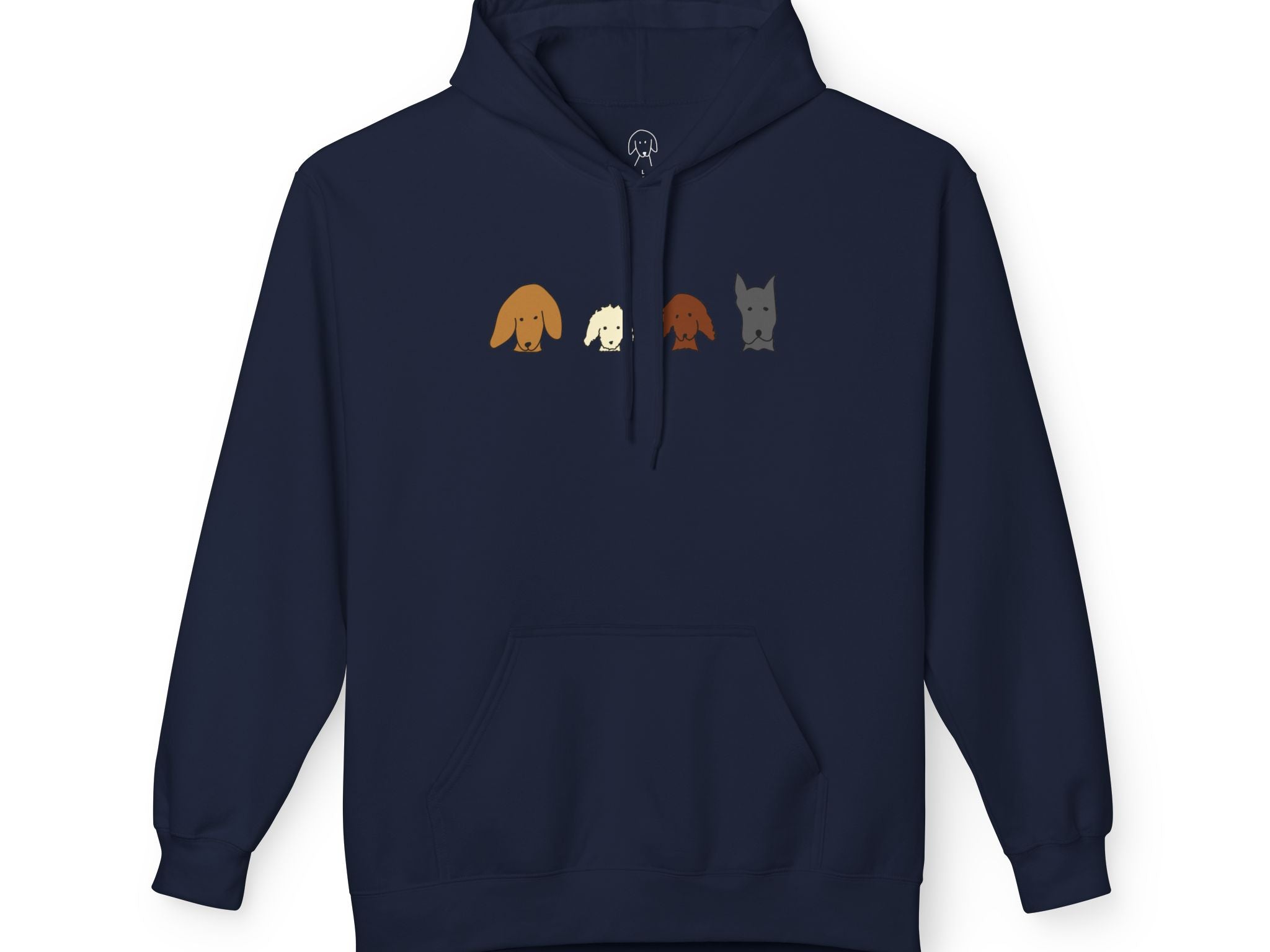 All Dogs Count (No Text) | Soft Fleece Hoodie | Rescue Collection | Color Collection