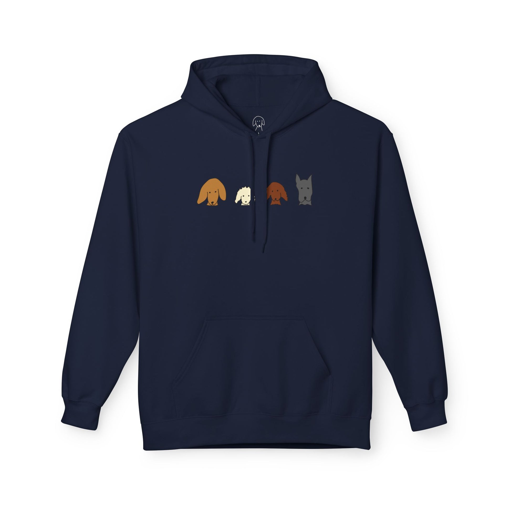All Dogs Count (No Text) | Soft Fleece Hoodie | Rescue Collection | Color Collection