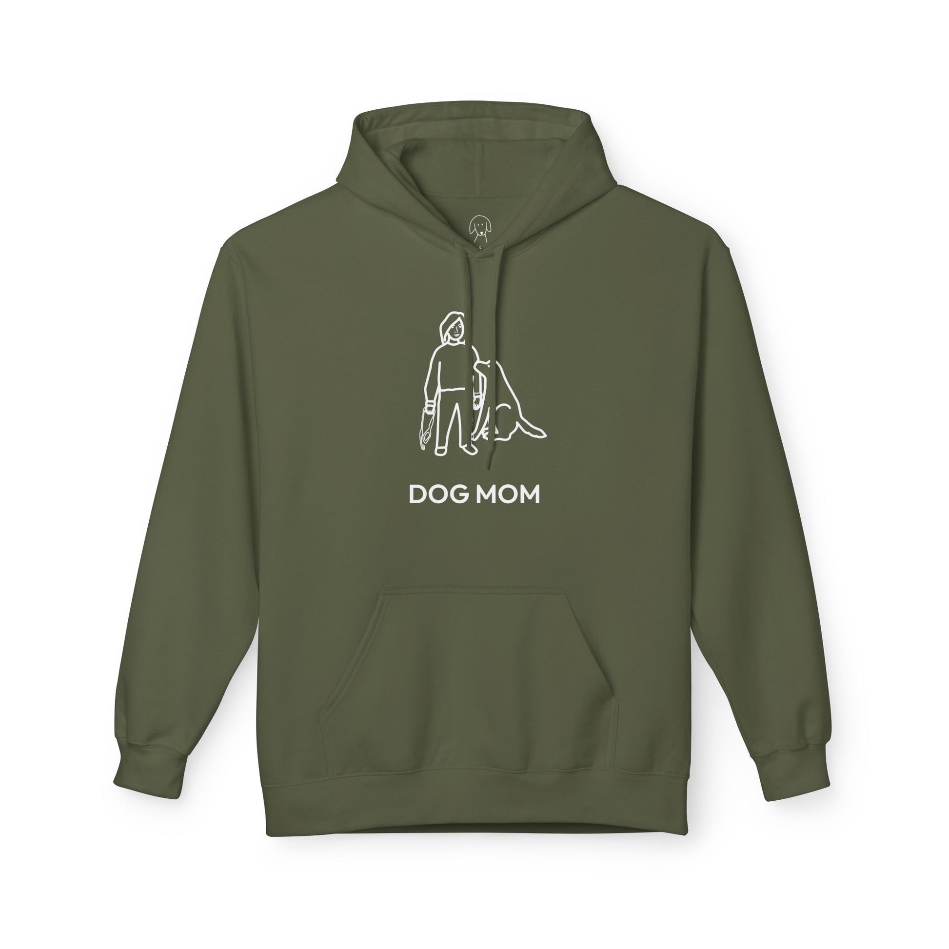 Dog Mom | Softstyle Fleece Hoodie