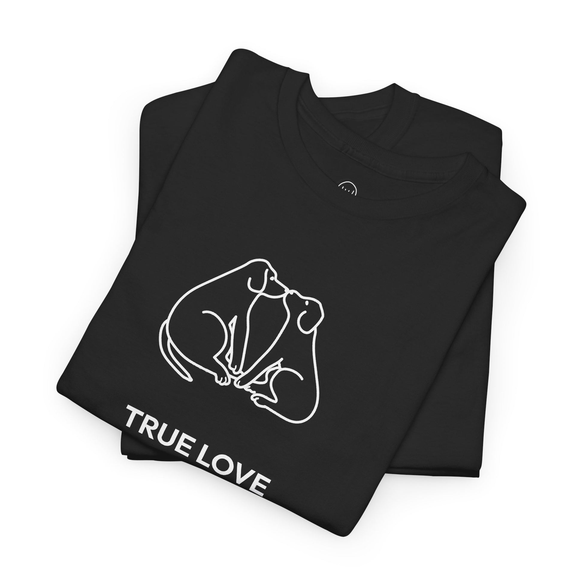 Cat Kisses T-Shirt — Minimal Line Art Cats Graphic Tee