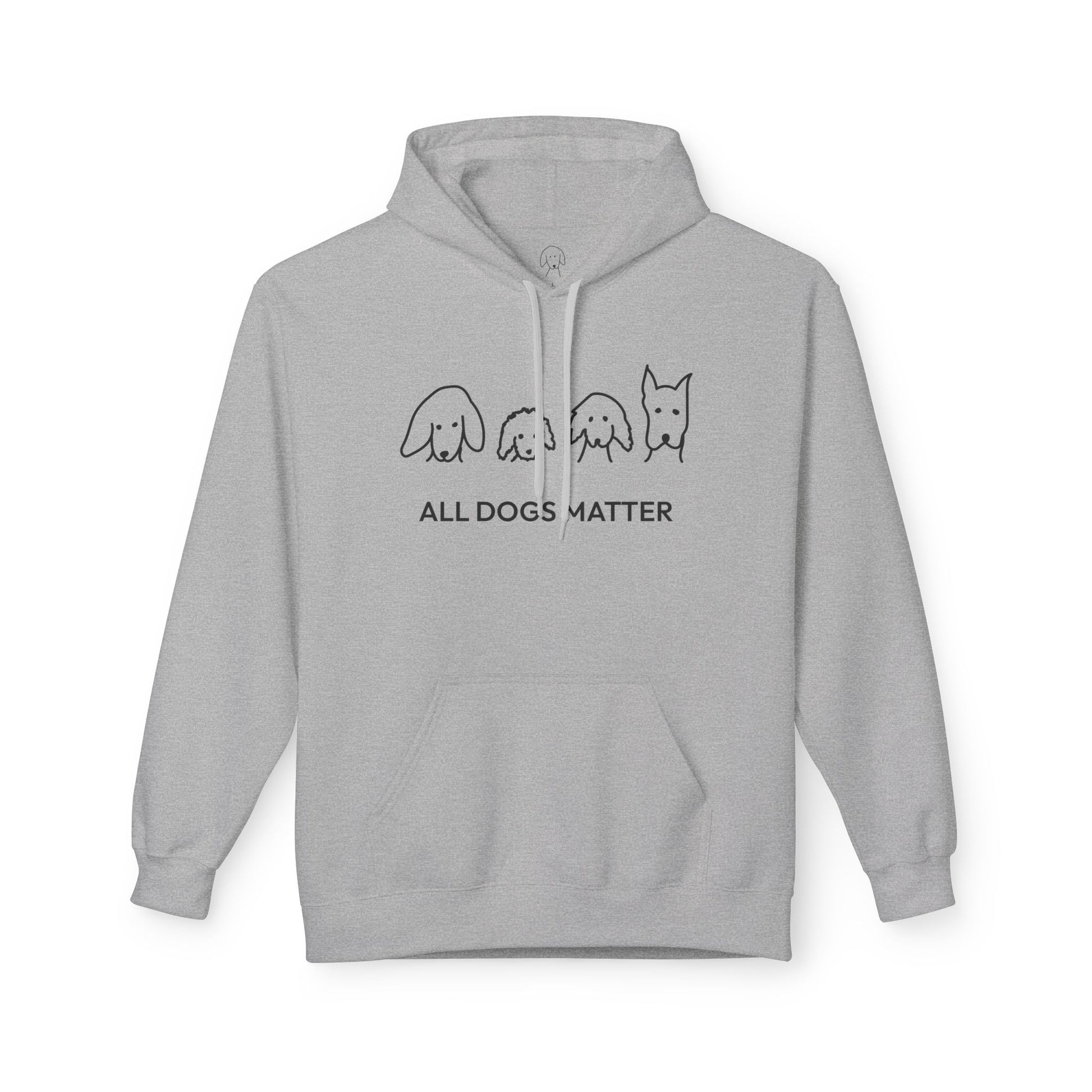 All Dogs Matter | Morewoof Soft Fleece Hoodie | Rescue Collection