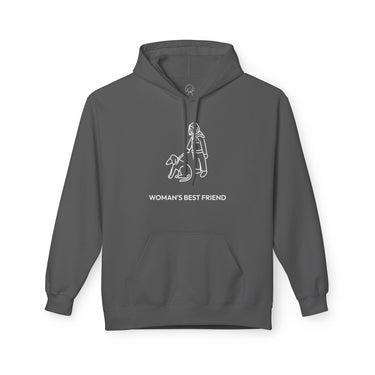 Woman's Best Friend | Softstyle Fleece Hoodie for Dog Lovers