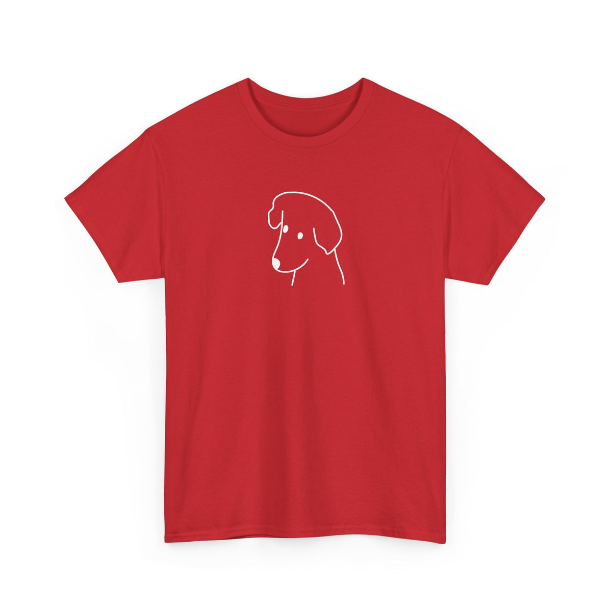 "Happy Dog" | Soft Cotton Tee | Face Time Collection