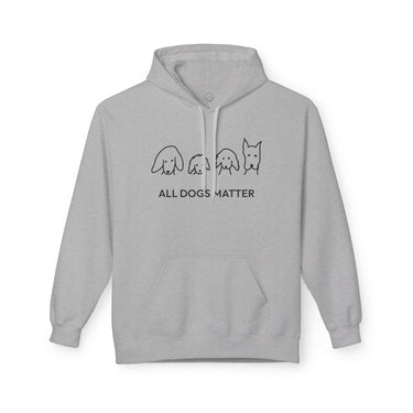 All Dogs Matter | Morewoof Softstyle Fleece Hoodie | Rescue Collection