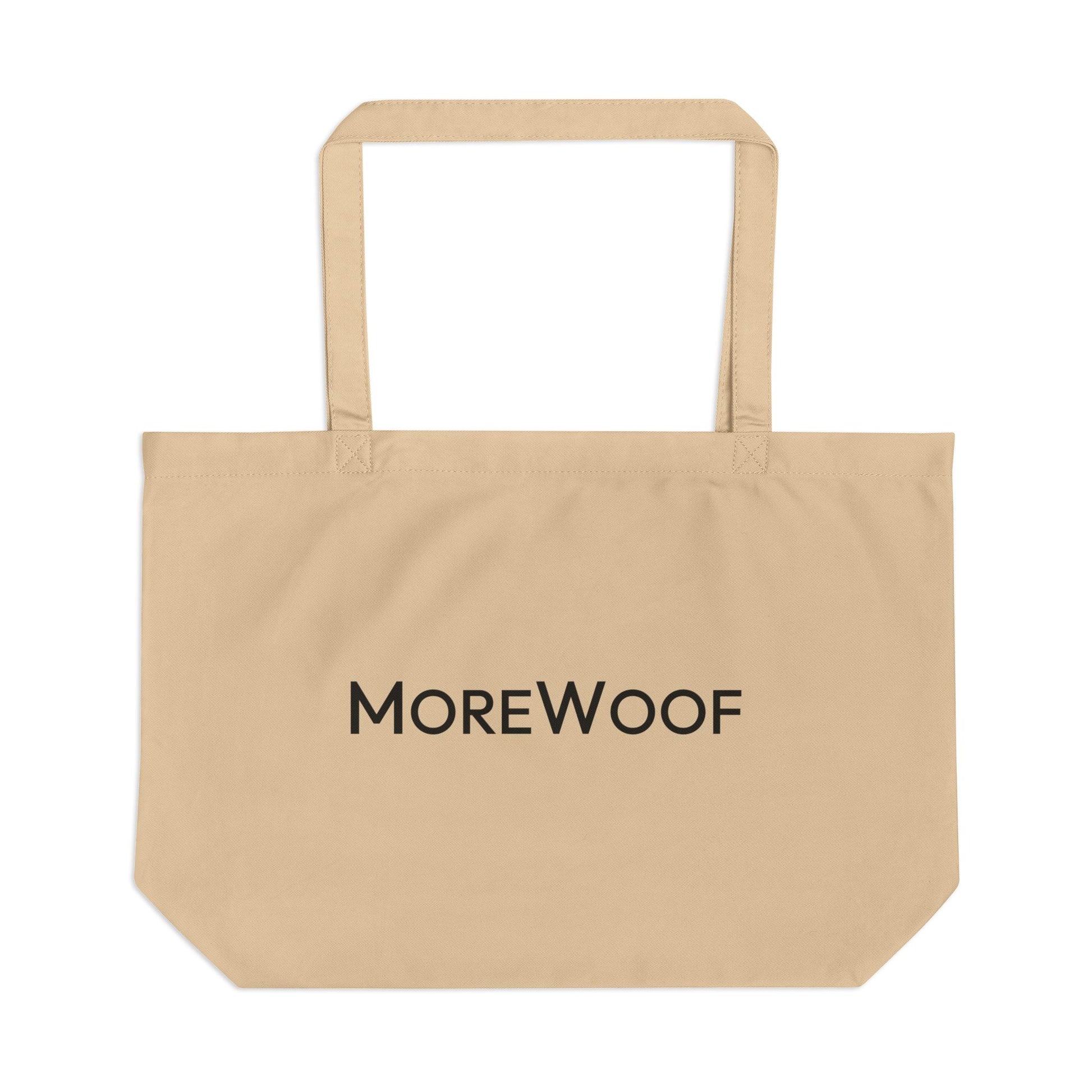 Large Eco Tote — Life Is Better With A Dog Canvas Beach Bag