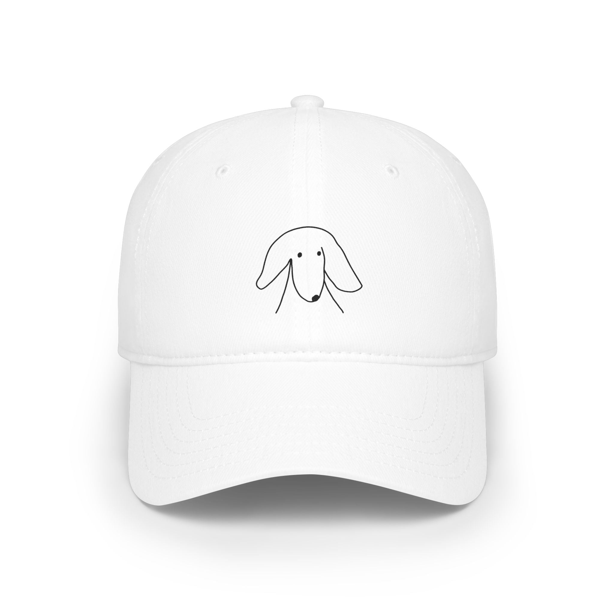 "Sideways Glance" | Morewoof Baseball Cap for Dog Lovers | Face Time Collection