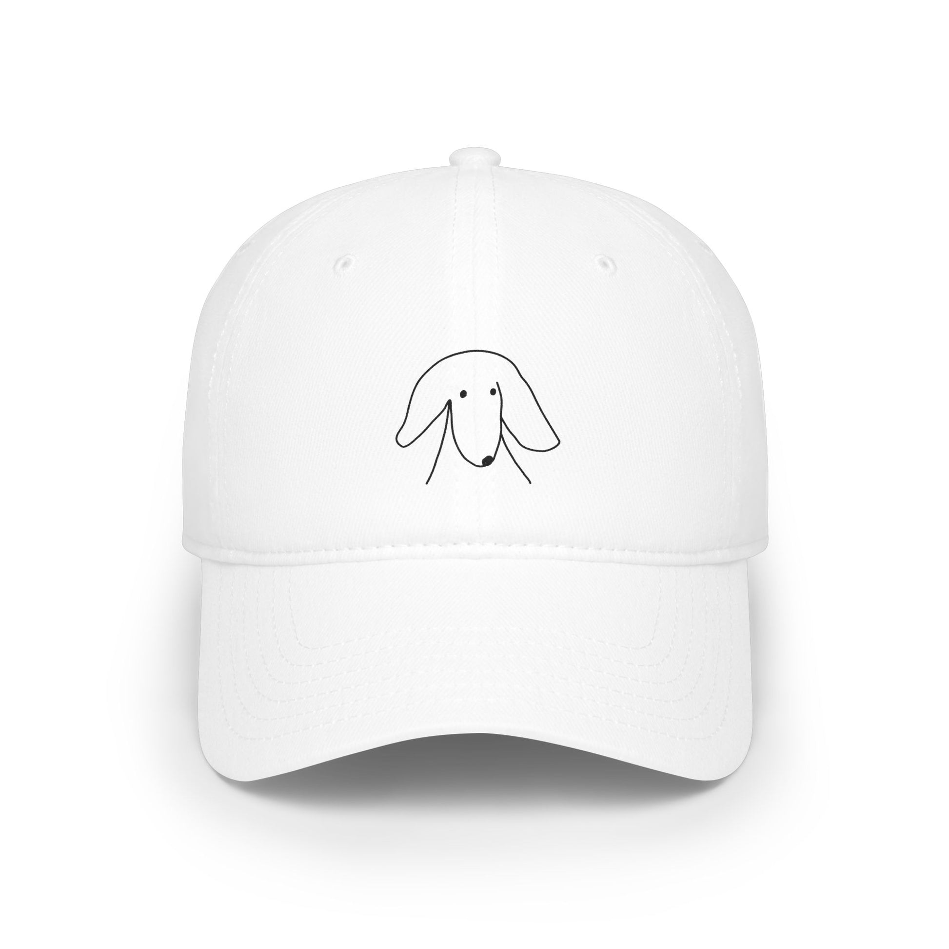 "Sideways Glance" | Morewoof Baseball Cap for Dog Lovers | Face Time Collection