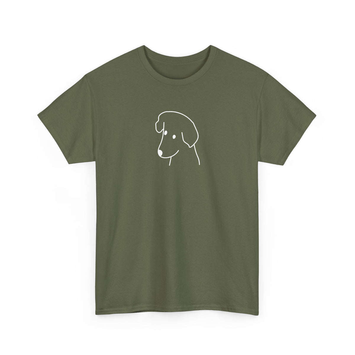 "Happy Dog" | Soft Cotton Tee | Face Time Collection