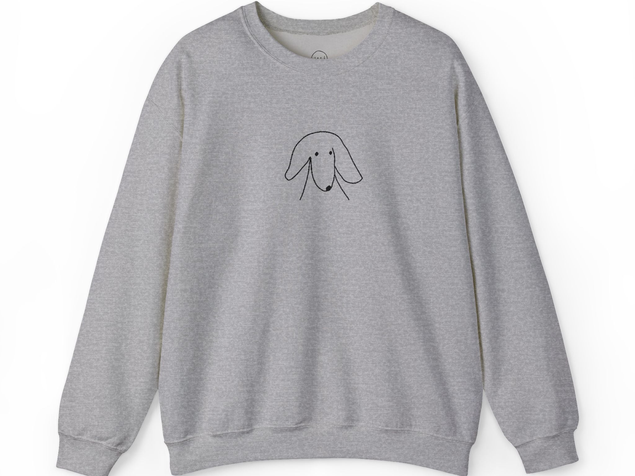 Sideways Glance | Embroidered Sweatshirt | Face Time Collection