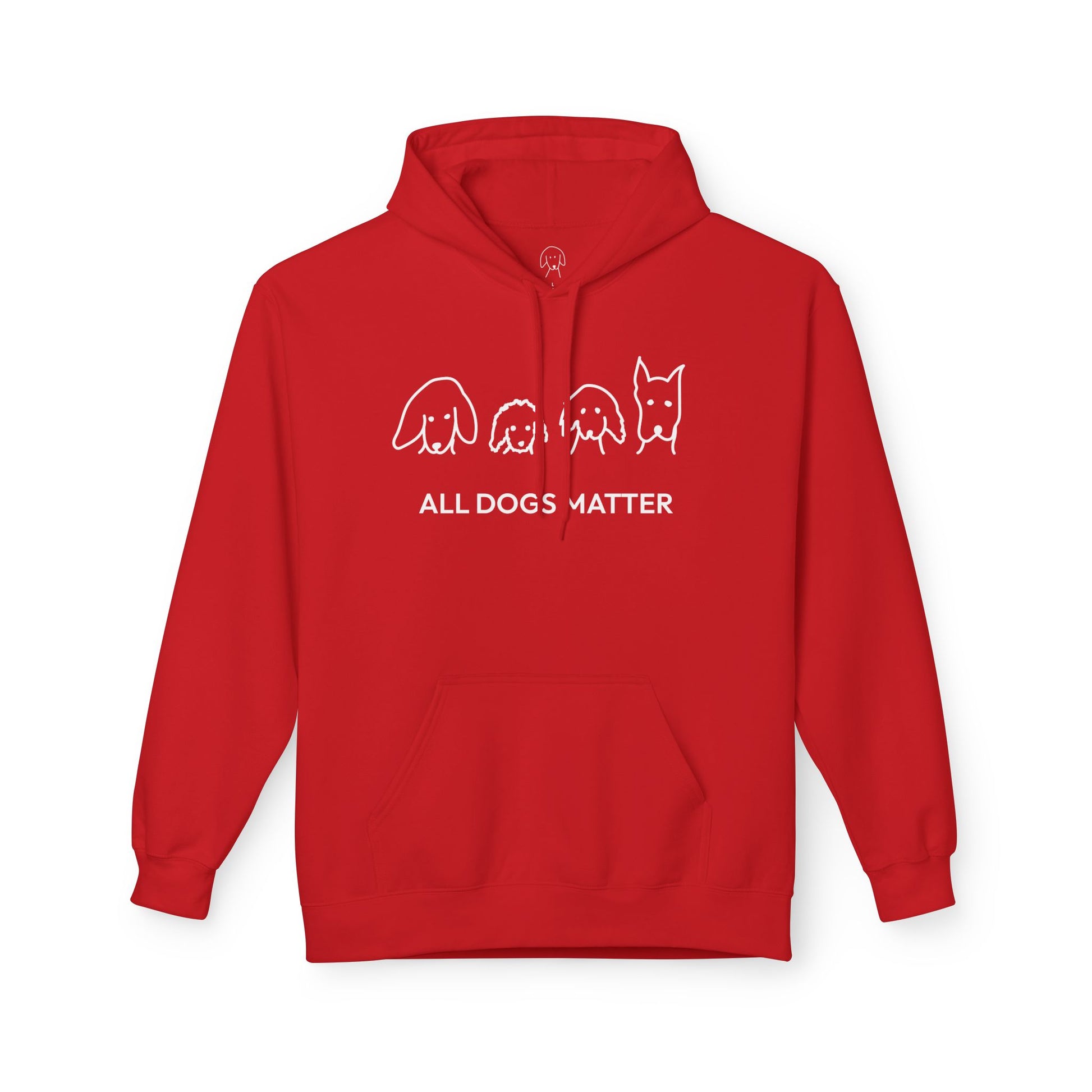 All Dogs Matter | Morewoof Soft Fleece Hoodie | Rescue Collection