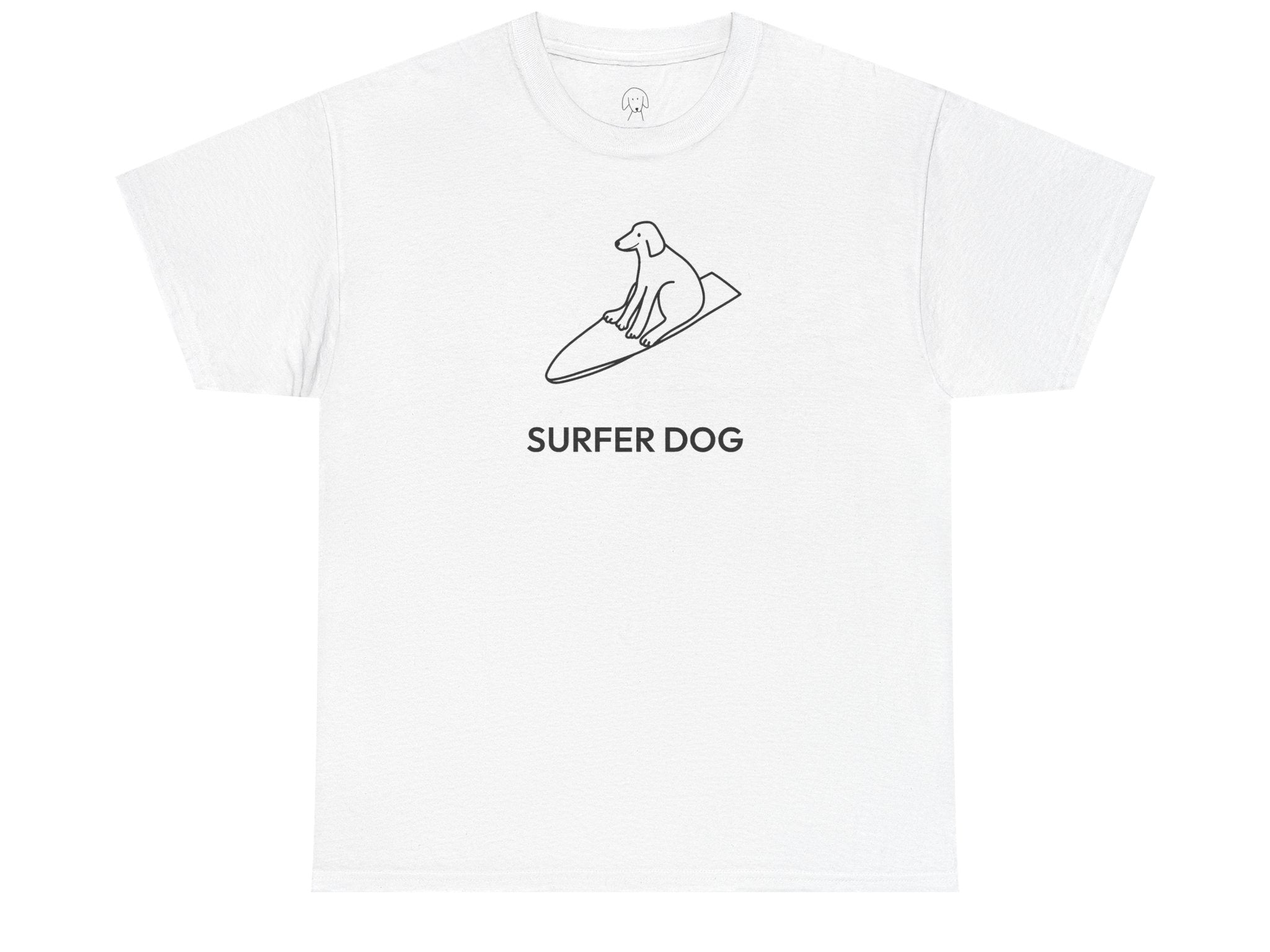 Surfer Dog | Soft Cotton Tee | Summer Collection