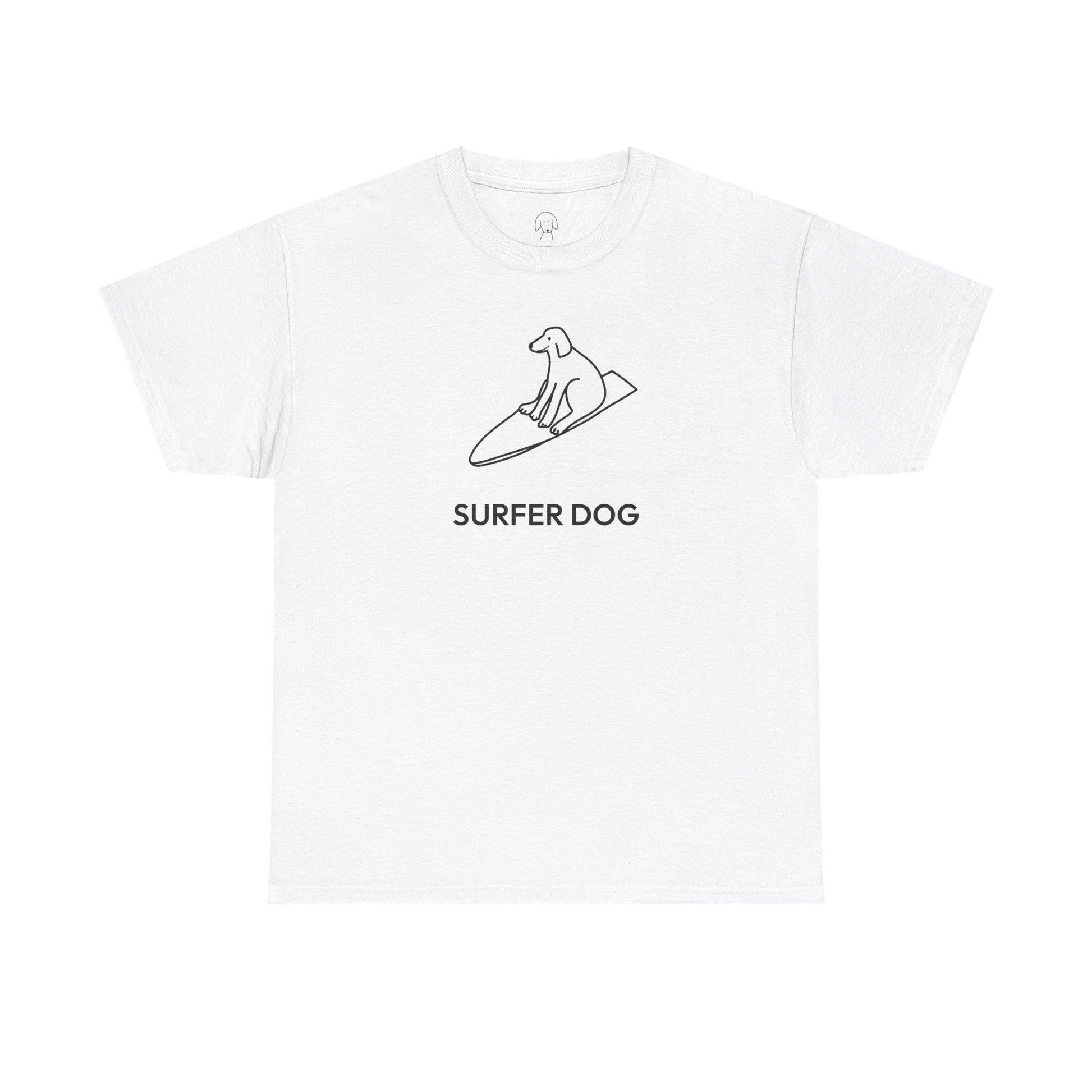Surfer Dog | Soft Cotton Tee | Summer Collection