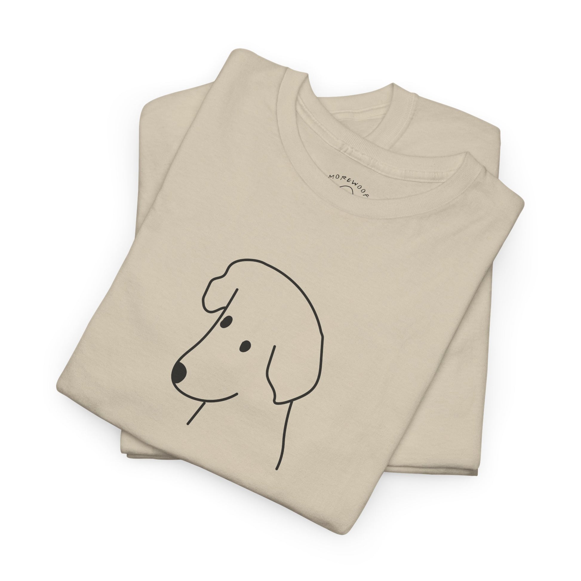 "Happy Dog" | Soft Cotton Tee | Face Time Collection