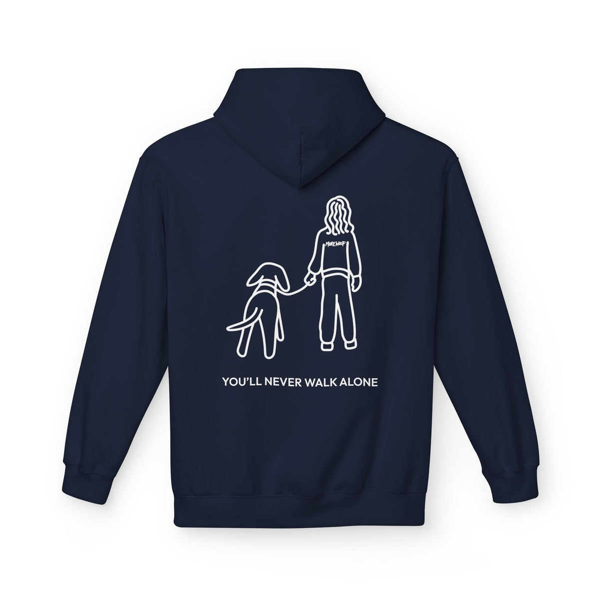 You'll Never Walk Alone (Back Print) | Soft Fleece Hoodie