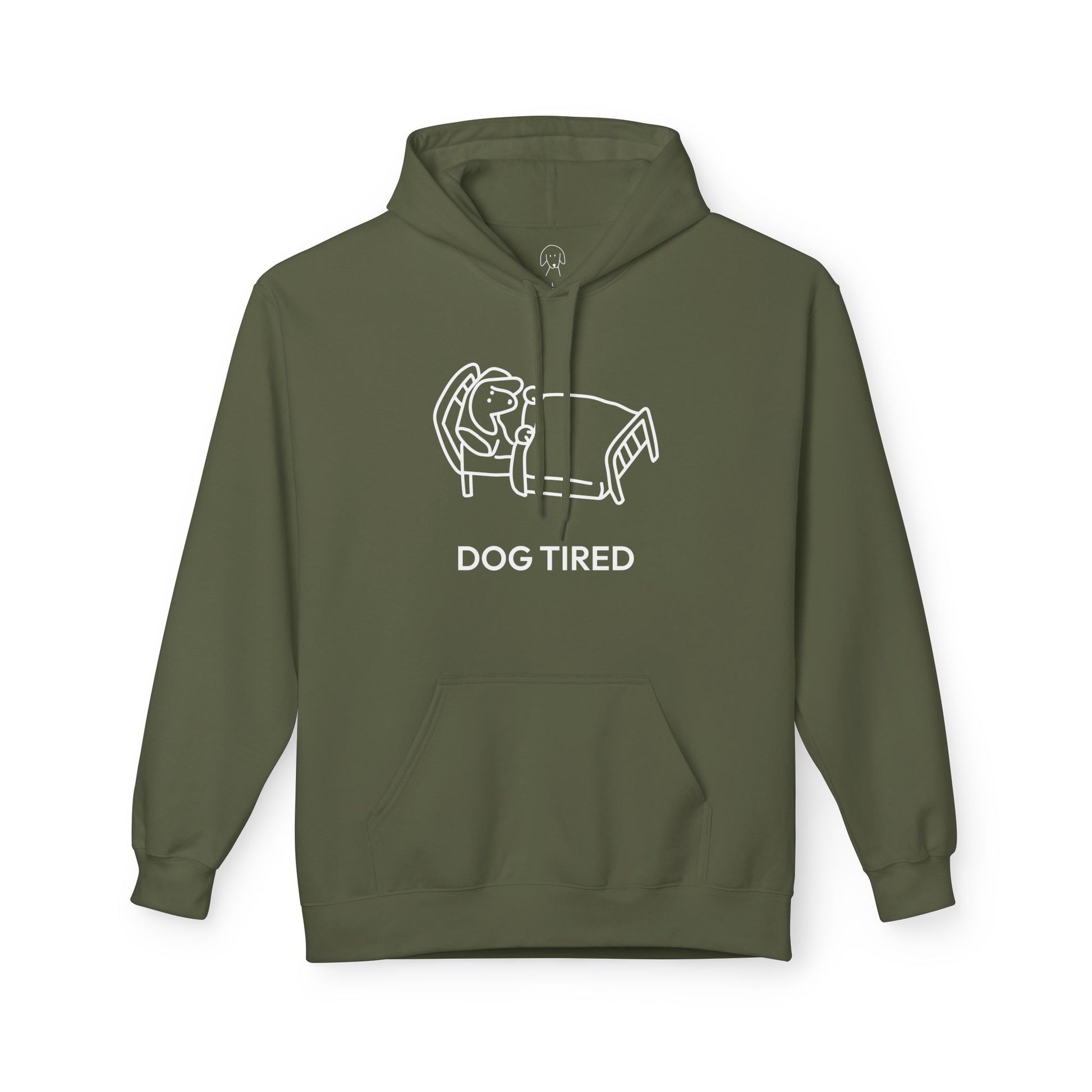 Dog Tired | Softstyle Fleece Hoodie