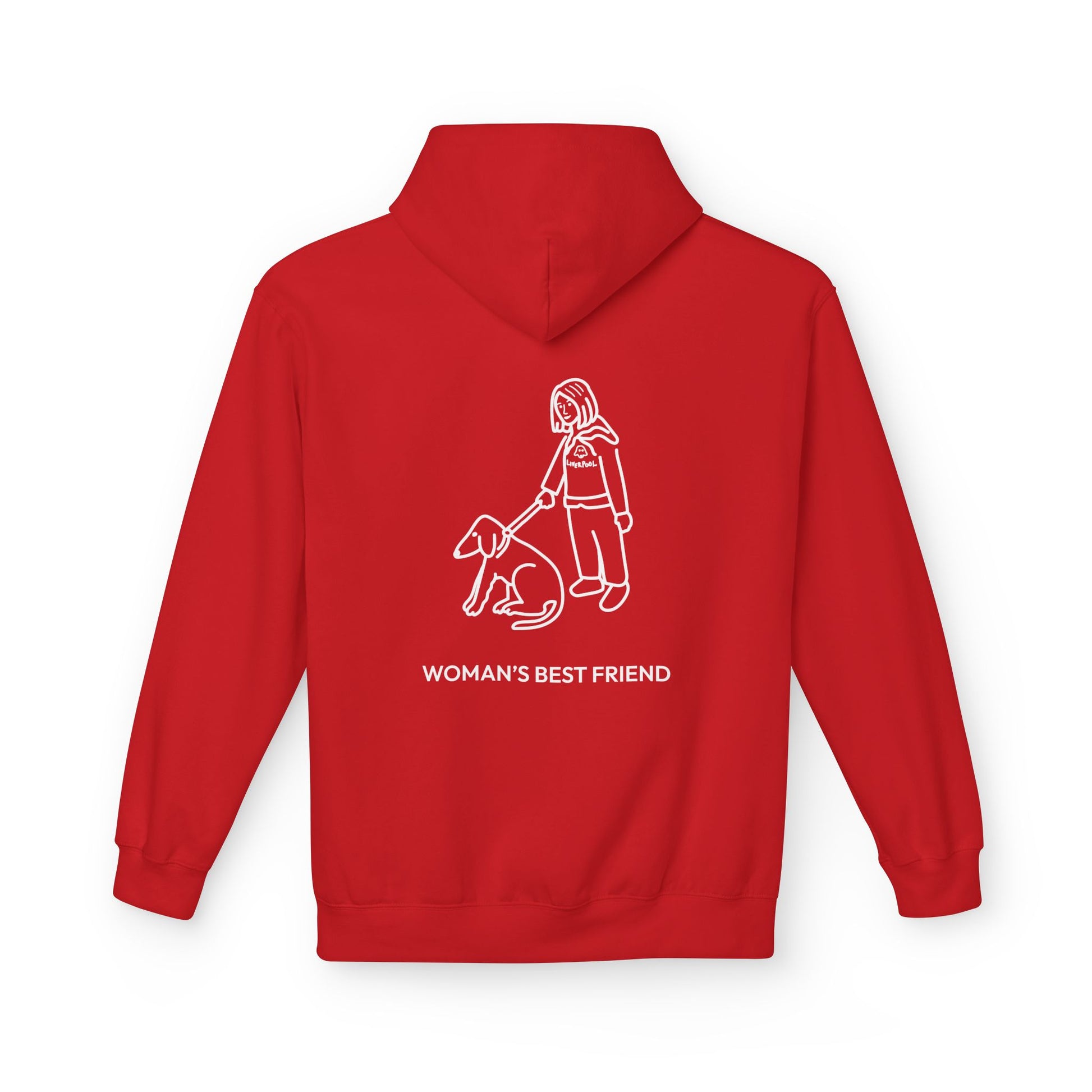 Woman's Best Friend (Back Print) | Softstyle Fleece Hoodie