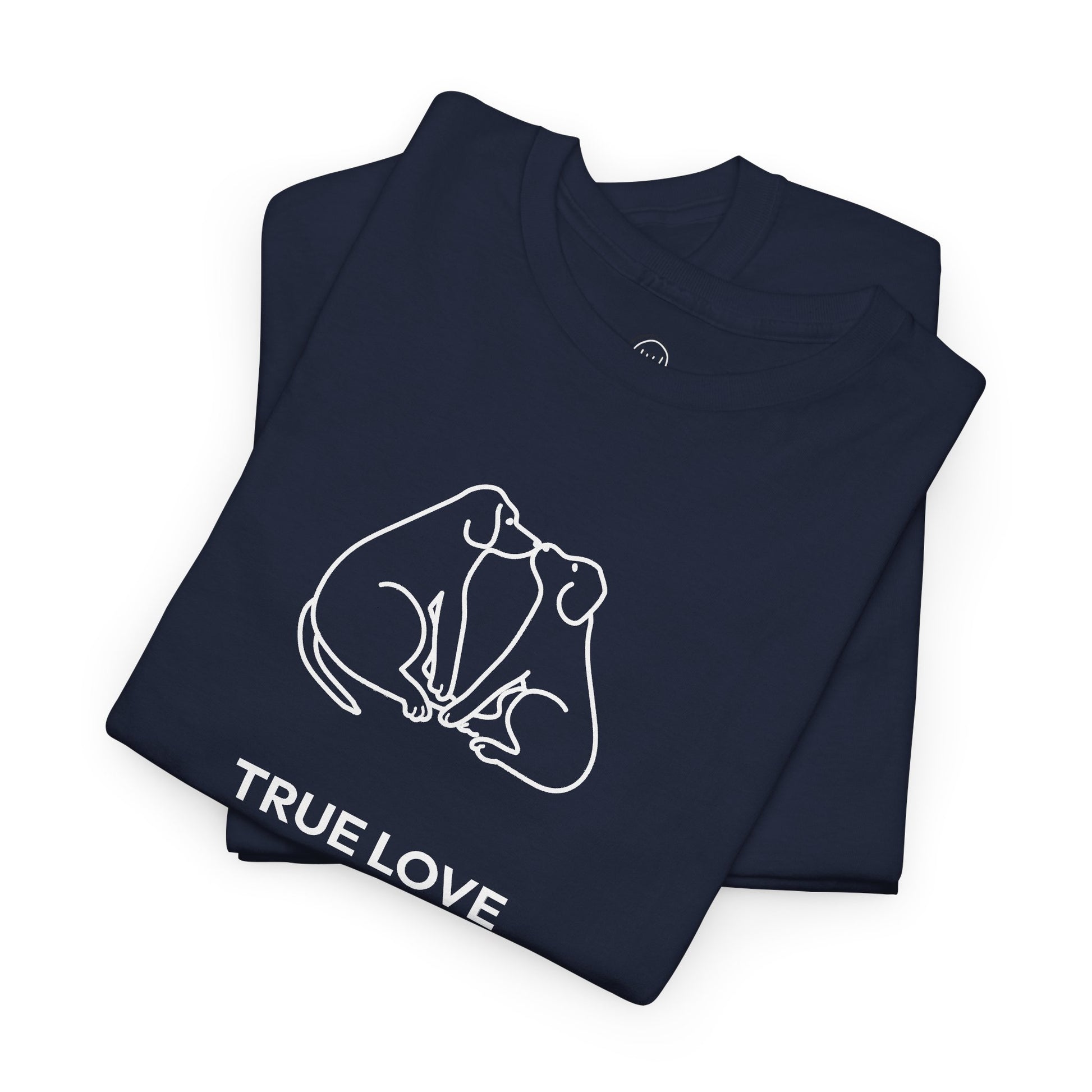 Cat Kisses T-Shirt — Minimal Line Art Cats Graphic Tee