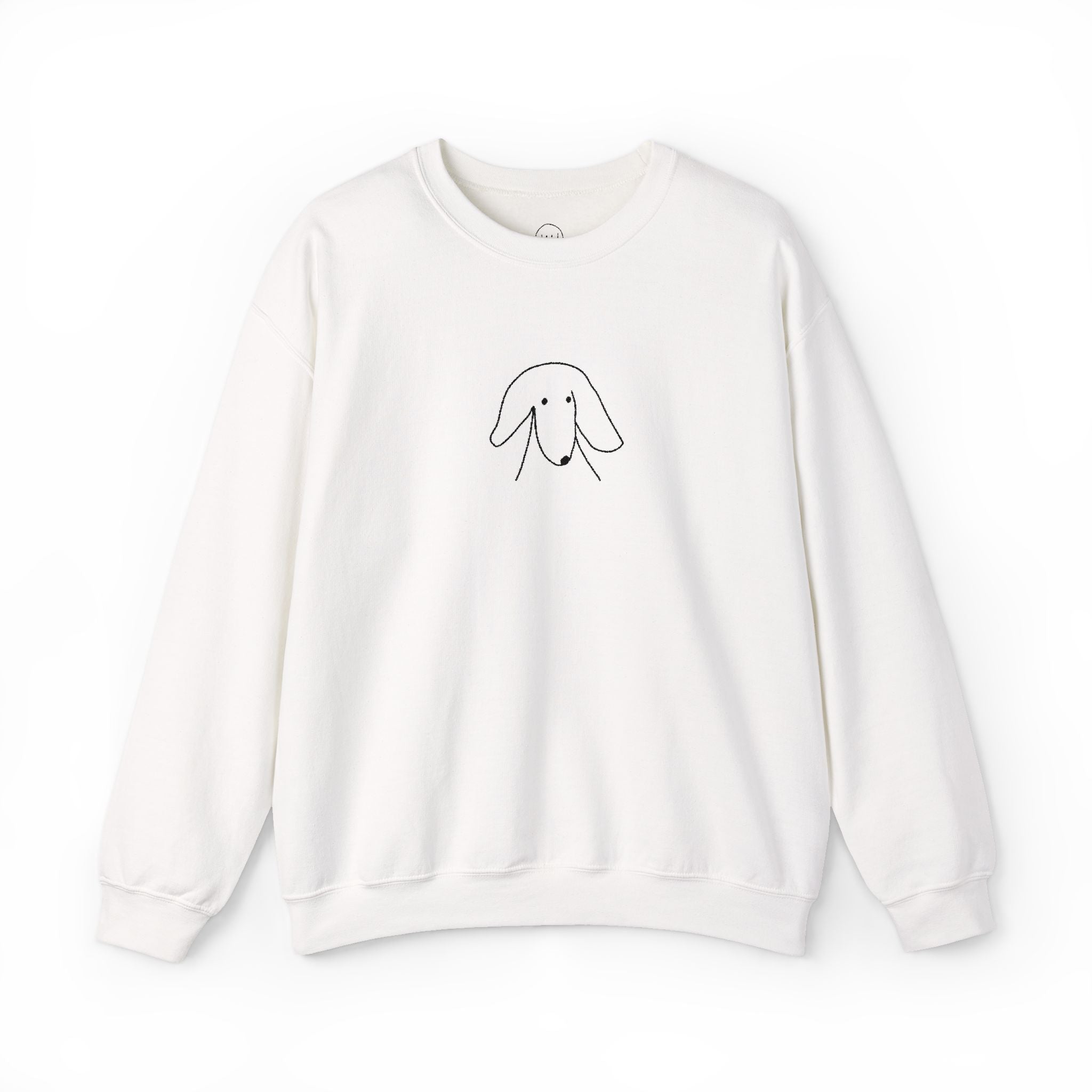 Sideways Glance | Embroidered Sweatshirt | Face Time Collection