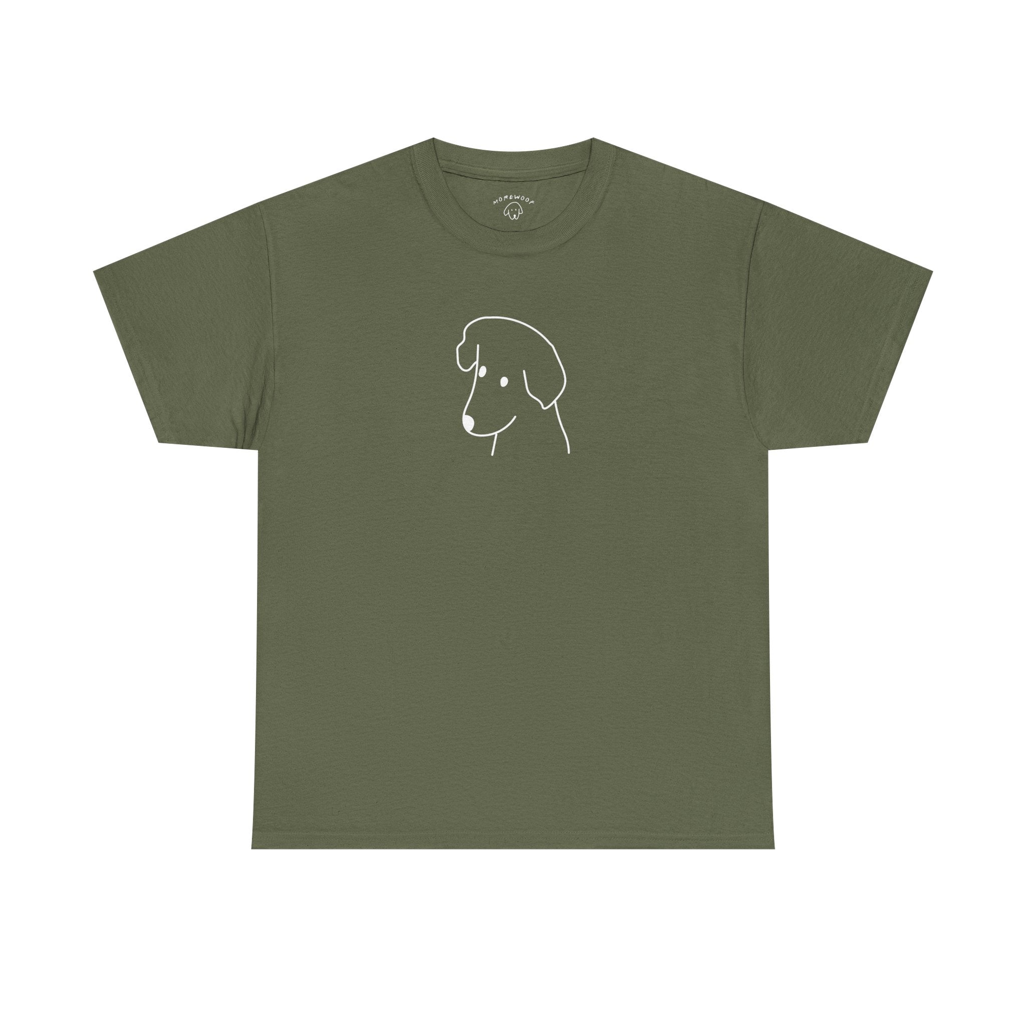 "Happy Dog" | Soft Cotton Tee | Face Time Collection