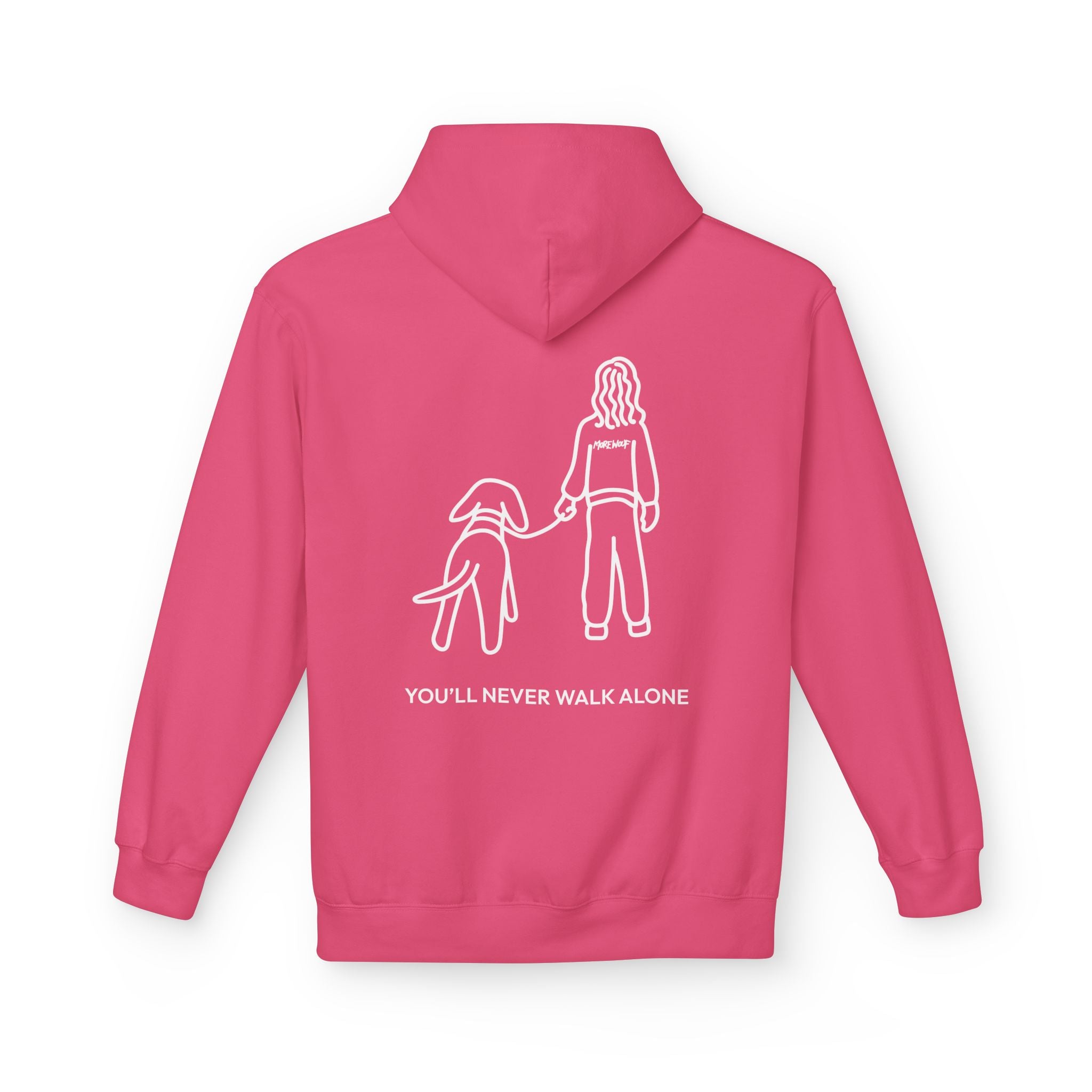 You'll Never Walk Alone (Back Print) | Soft Fleece Hoodie