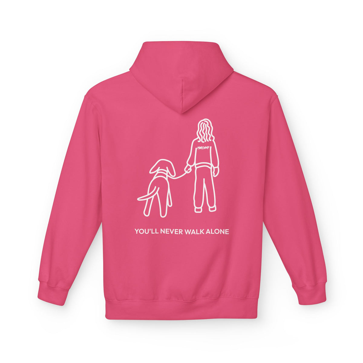 You'll Never Walk Alone (Back Print) | Soft Fleece Hoodie