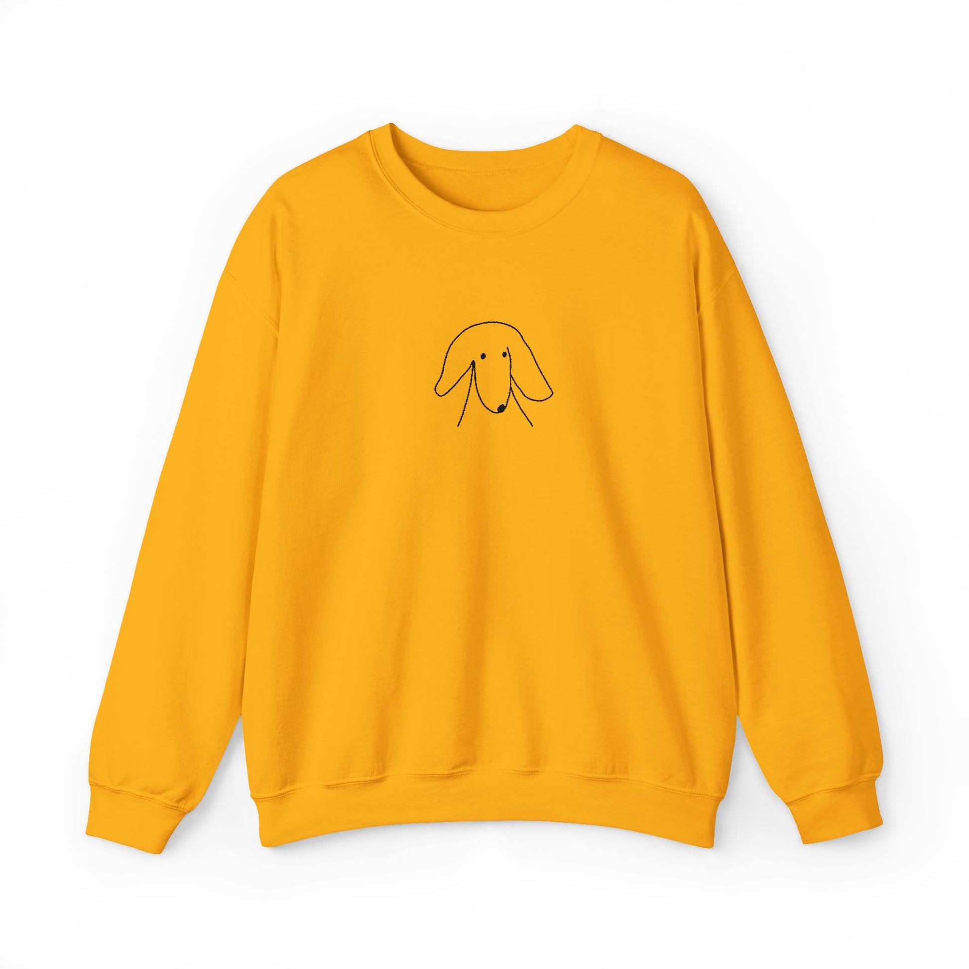 Sideways Glance | Embroidered Sweatshirt | Face Time Collection