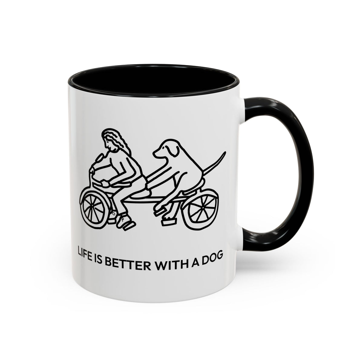 Life Is Better With A Dog | Coffee Mug (11 oz.) | Life Is Better With A Dog Collection