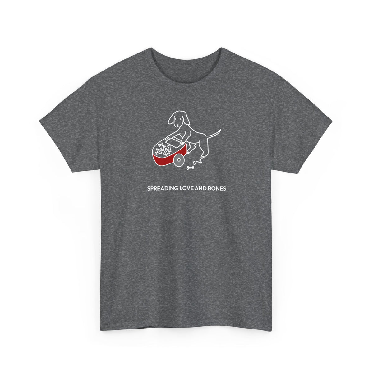Spreading Love And Bones | Soft Cotton Tee | Color Collection